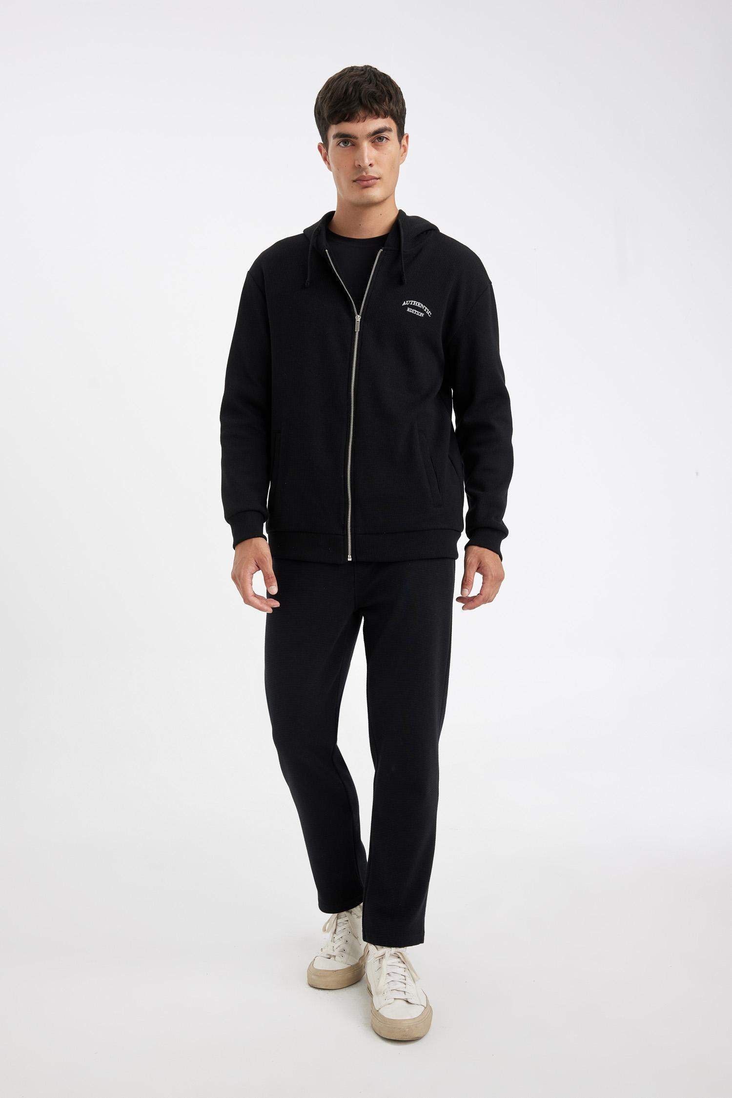 Eşofman Altı Slim Fit Dar Kesim Beli Bağcıklı Cepli Düz Paça 