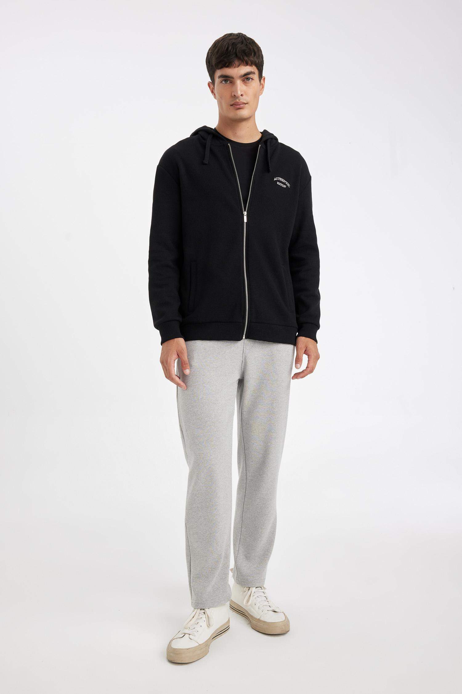 Eşofman Altı Slim Fit Dar Kesim Beli Bağcıklı Cepli Düz Paça