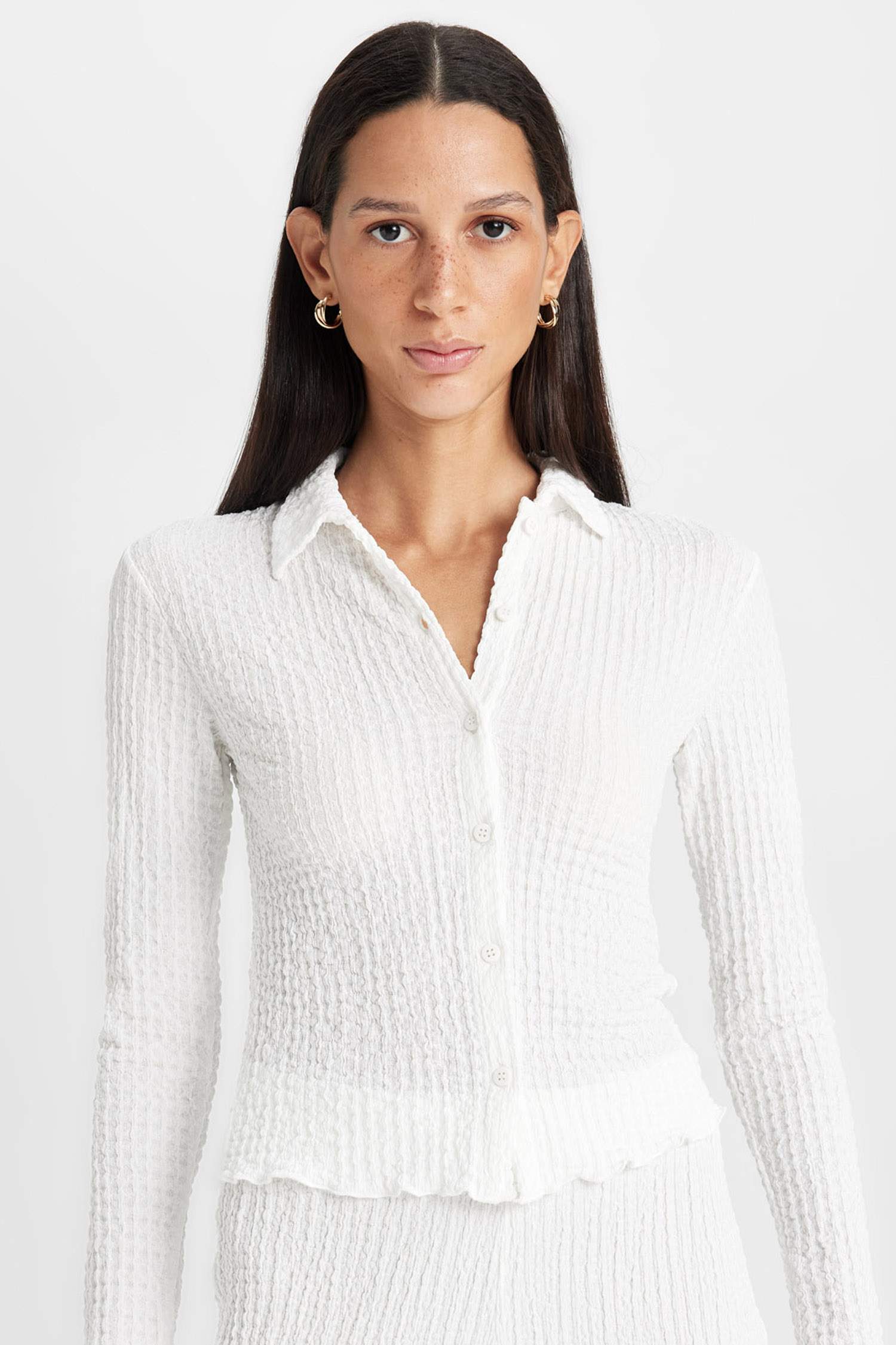 поло жаға кресс матасы Ұзын жеңді футболка