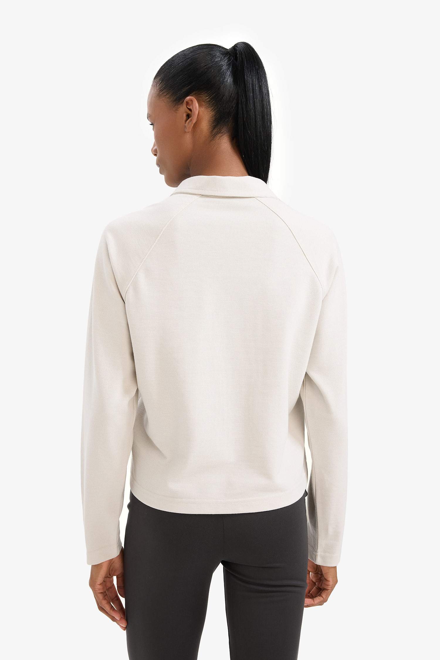 NBA Los Angeles Lakers Polo Yaka Pike Sweatshirt