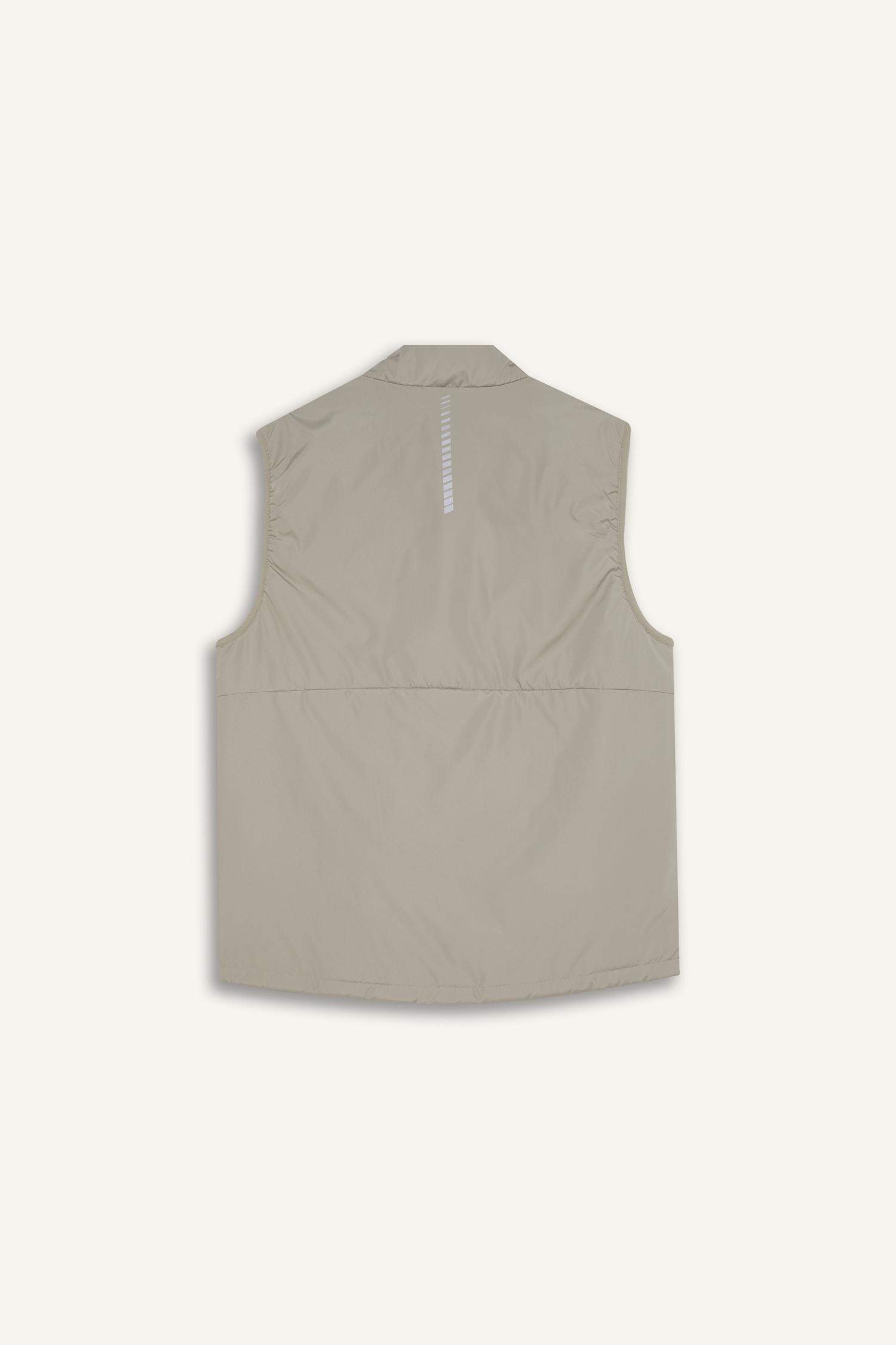 Su İtici Rüzgar Geçirmez Regular Fit Fermuarlı Cepli Yelek