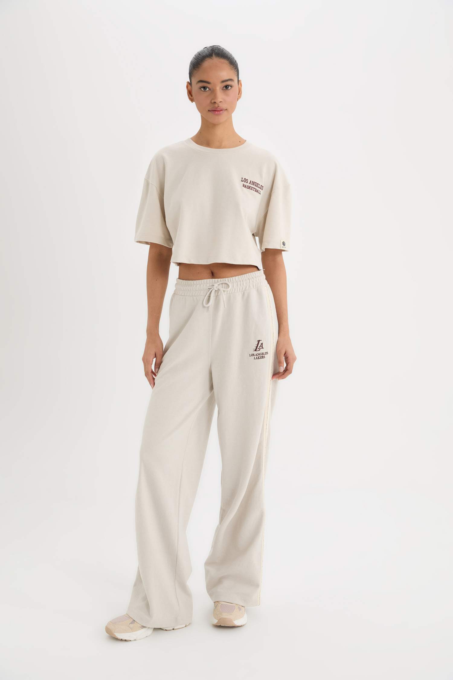 DeFactoFit Bisiklet Yaka Spor Baskılı Sporcu Pike Kısa Kollu Tişört