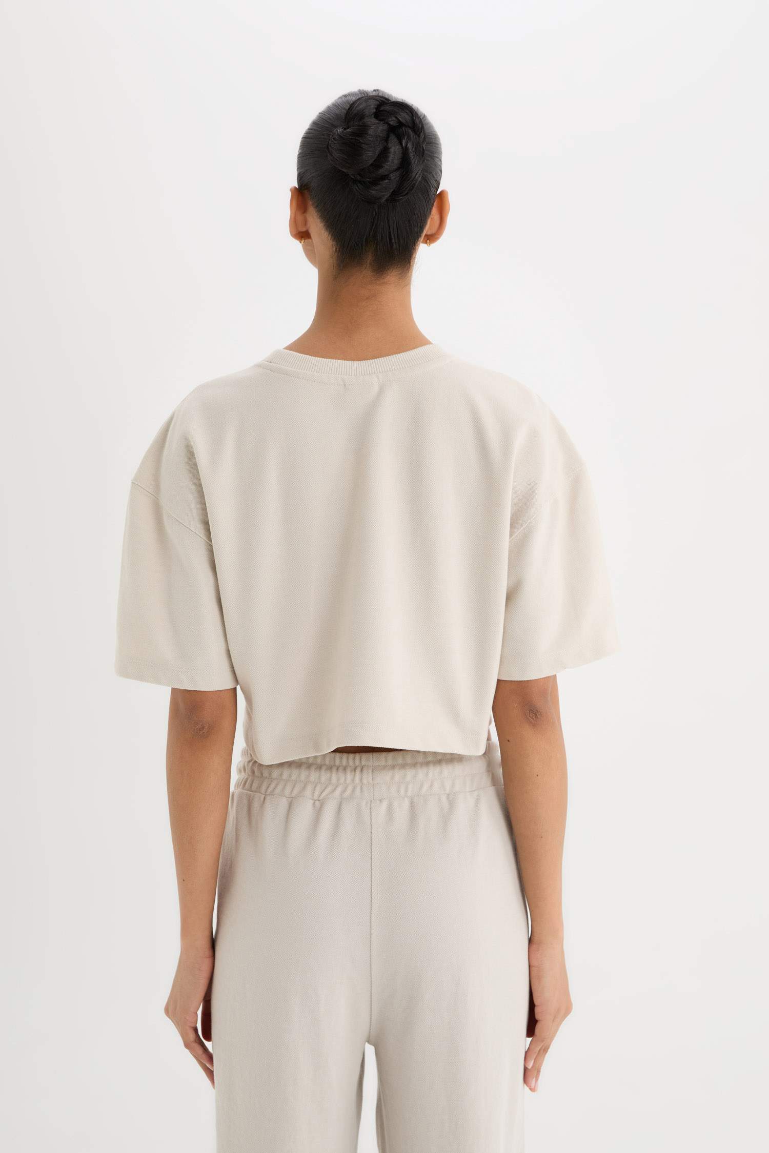 DeFactoFit Bisiklet Yaka Spor Baskılı Sporcu Pike Kısa Kollu Tişört