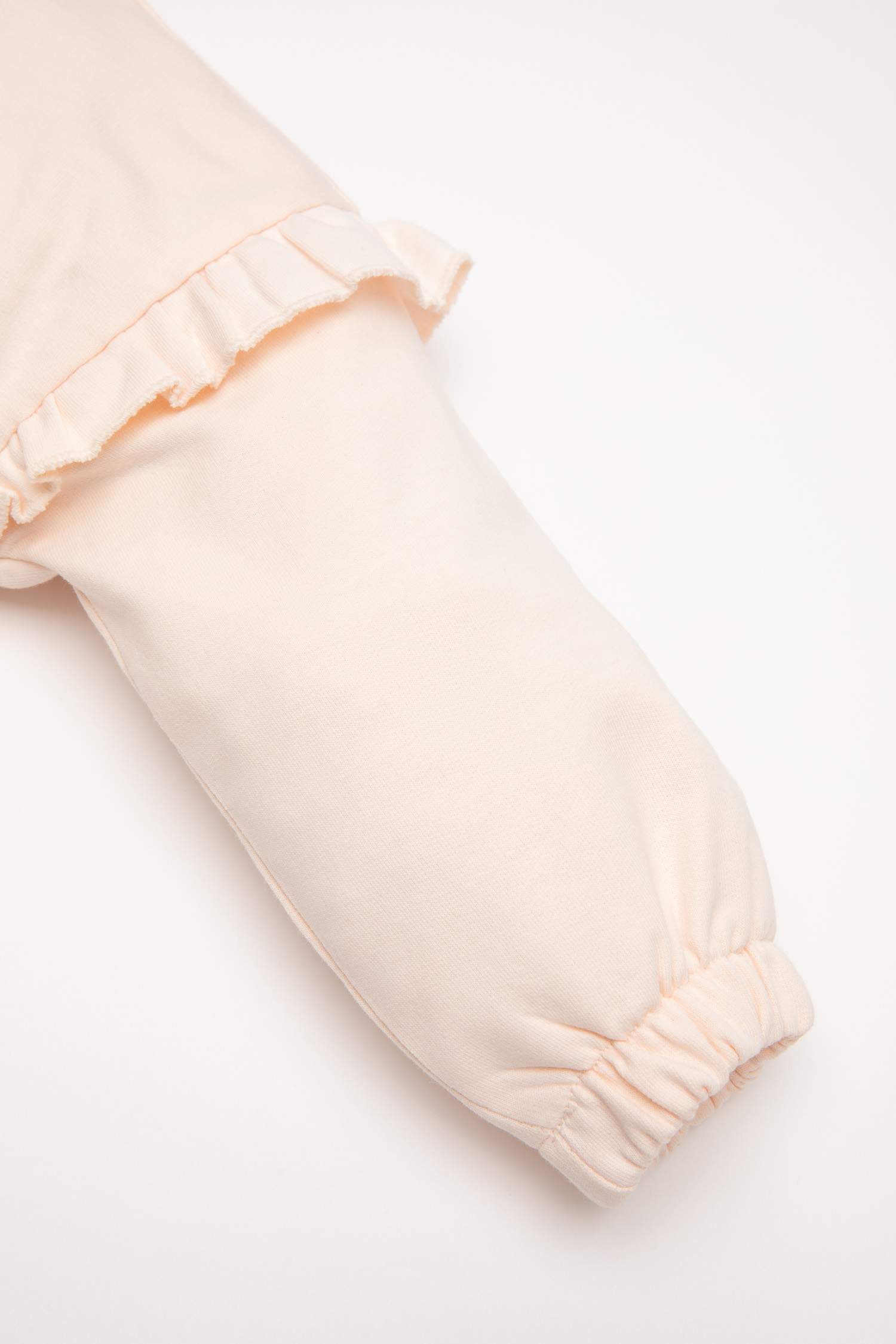 Kız Bebek Balerin Baskılı Sweatshirt Tayt 2'li Takım