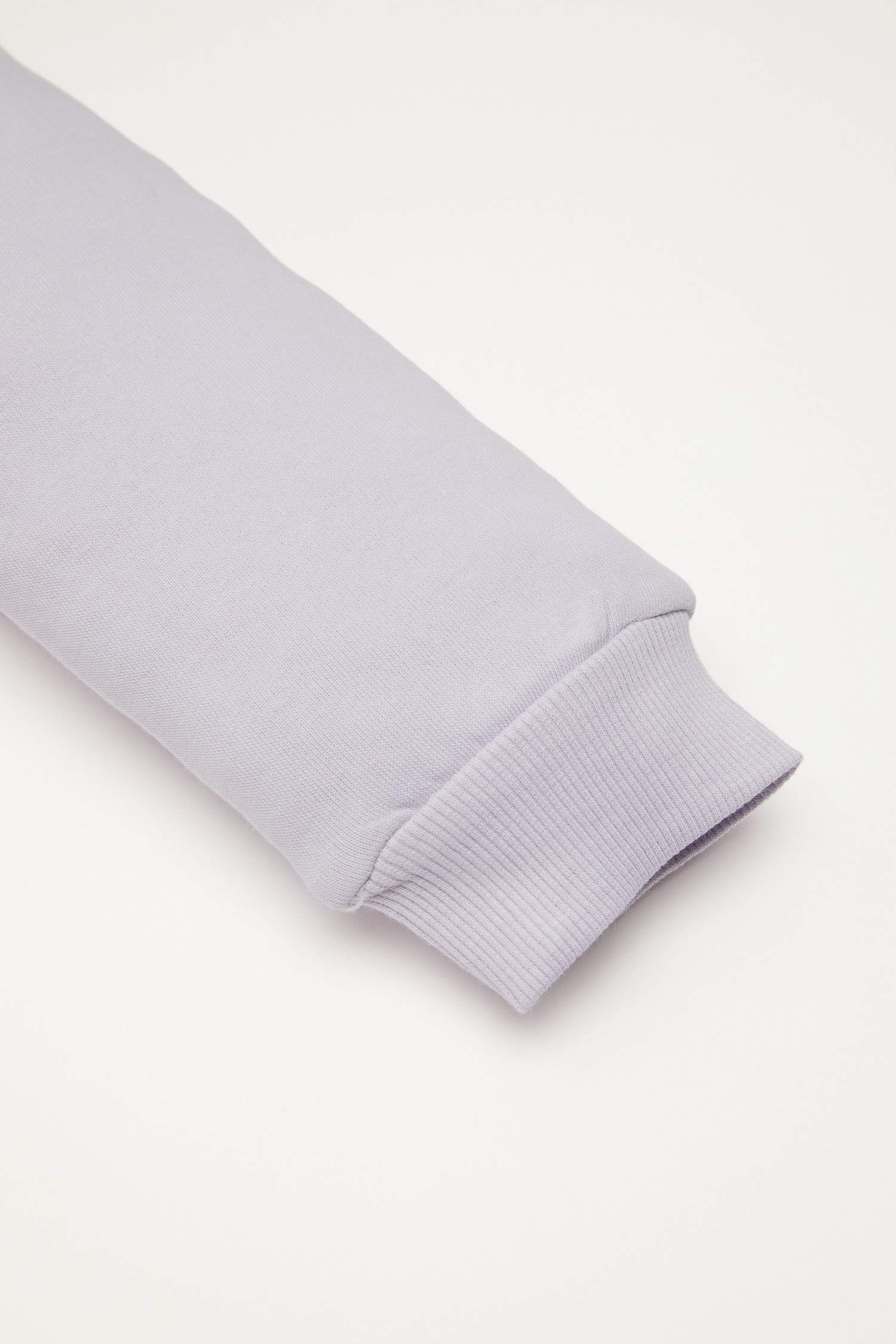 Kız Bebek 2'li Takım Baskılı Sweatshirt Beli Lastikli Jogger Eşofman Altı