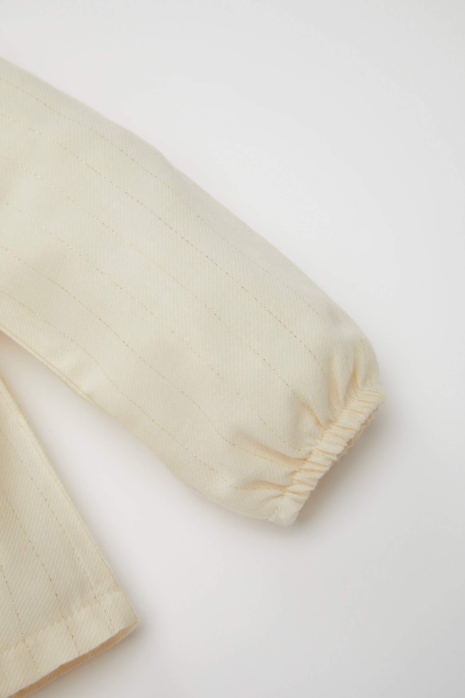 Kız Bebek Bisiklet Yaka Twill Uzun Kollu Gömlek