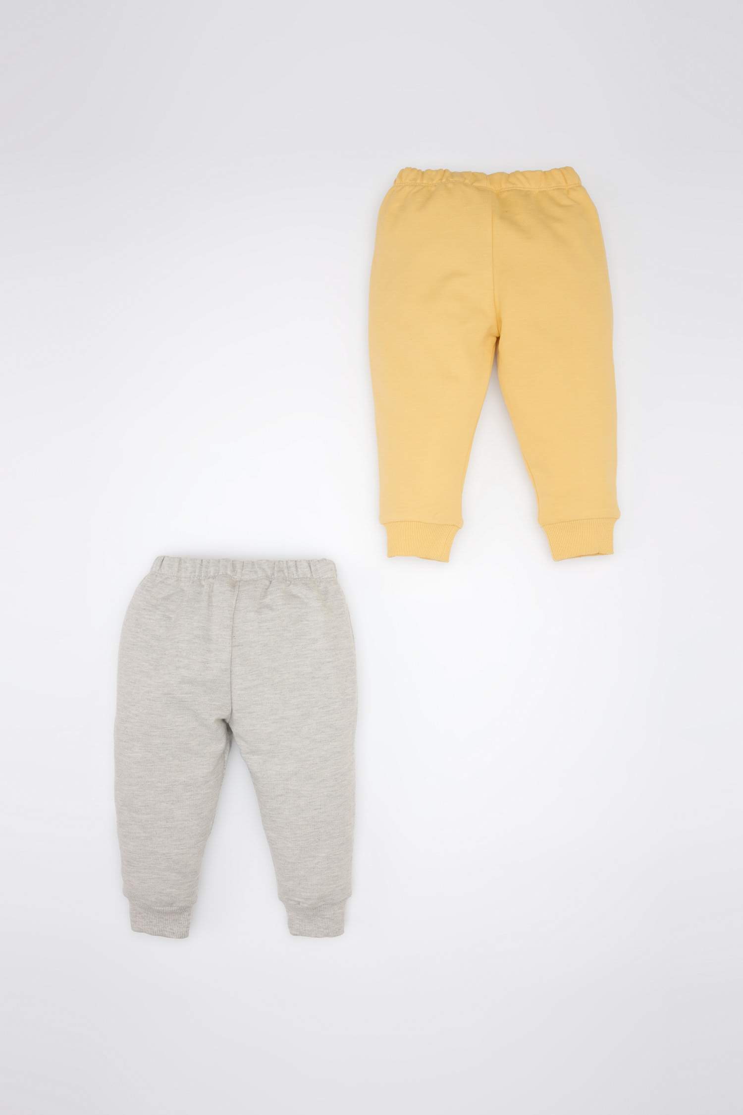 Erkek Bebek Beli Lastikli Basic Düz 2'li Eşofman Altı