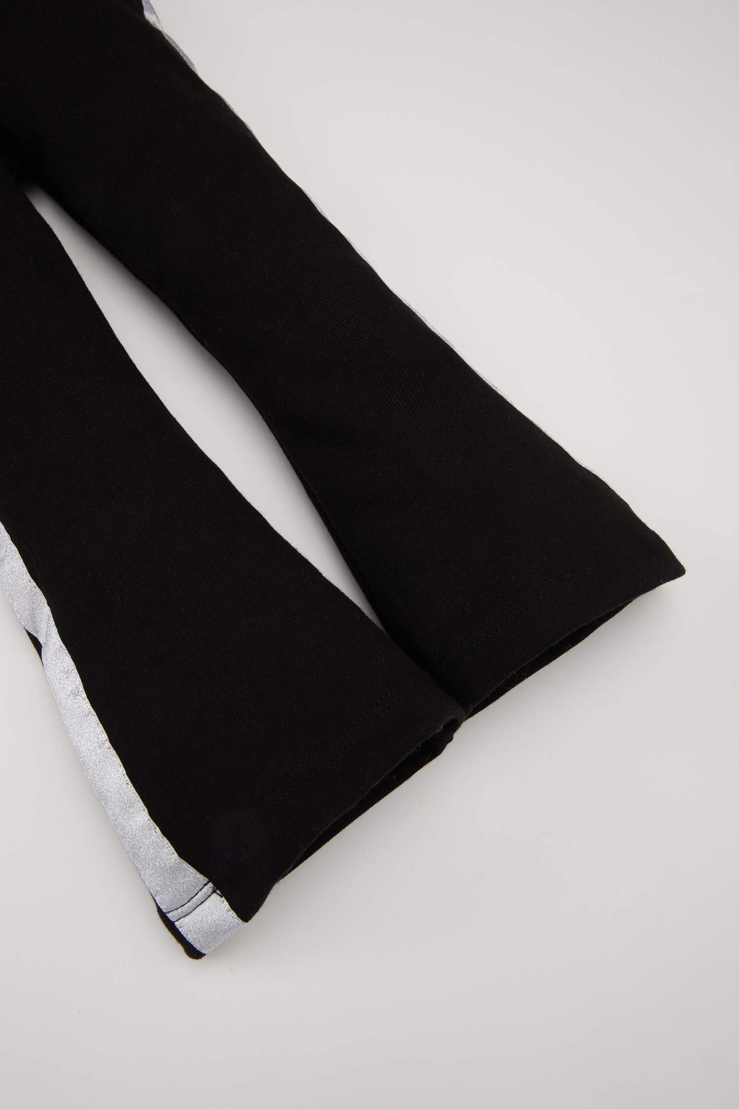 Kız Bebek Beli Lastikli İspanyol Paça Tayt