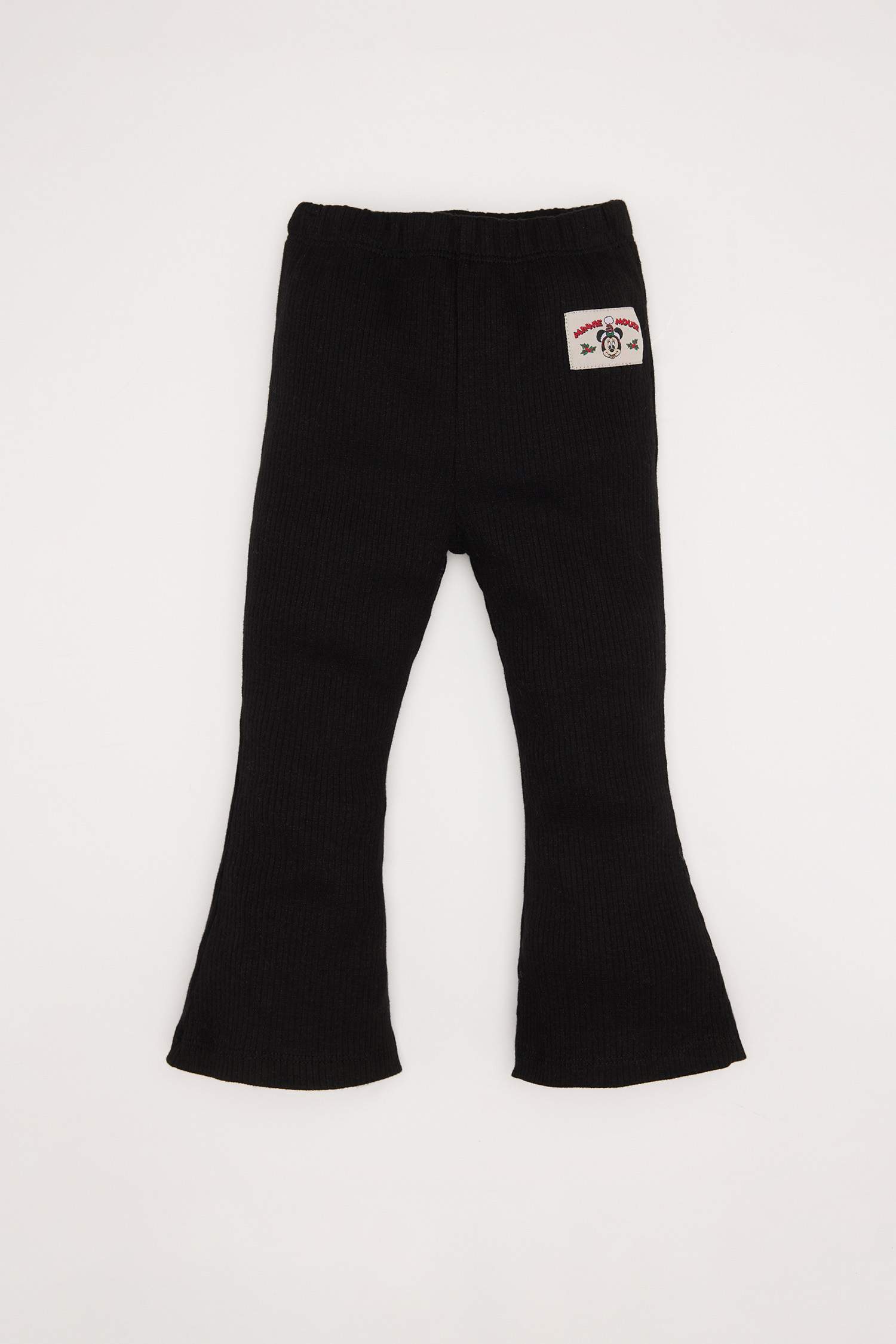 Kız Bebek Yılbaşı Temalı 2'li Takım Disney Mickey & Minnie Sweatshirt İspanyol Paça Alt