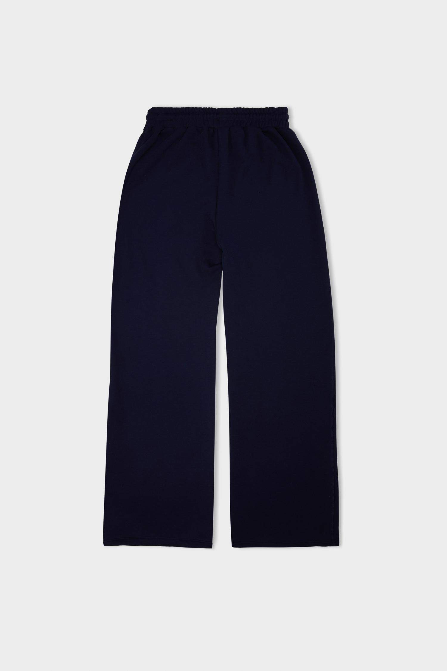 Standart Fit Jogger Kalın Kışlık Eşofman Altı Basic Düz Beli Lastikli Geniş Paça Uzun Boy