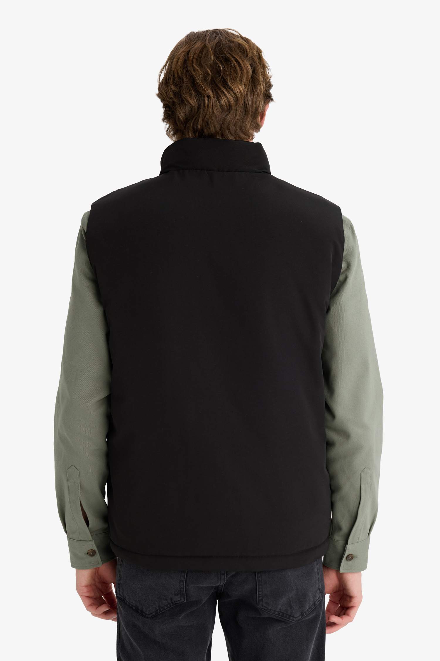 Gilet à col montant Coupe régulière