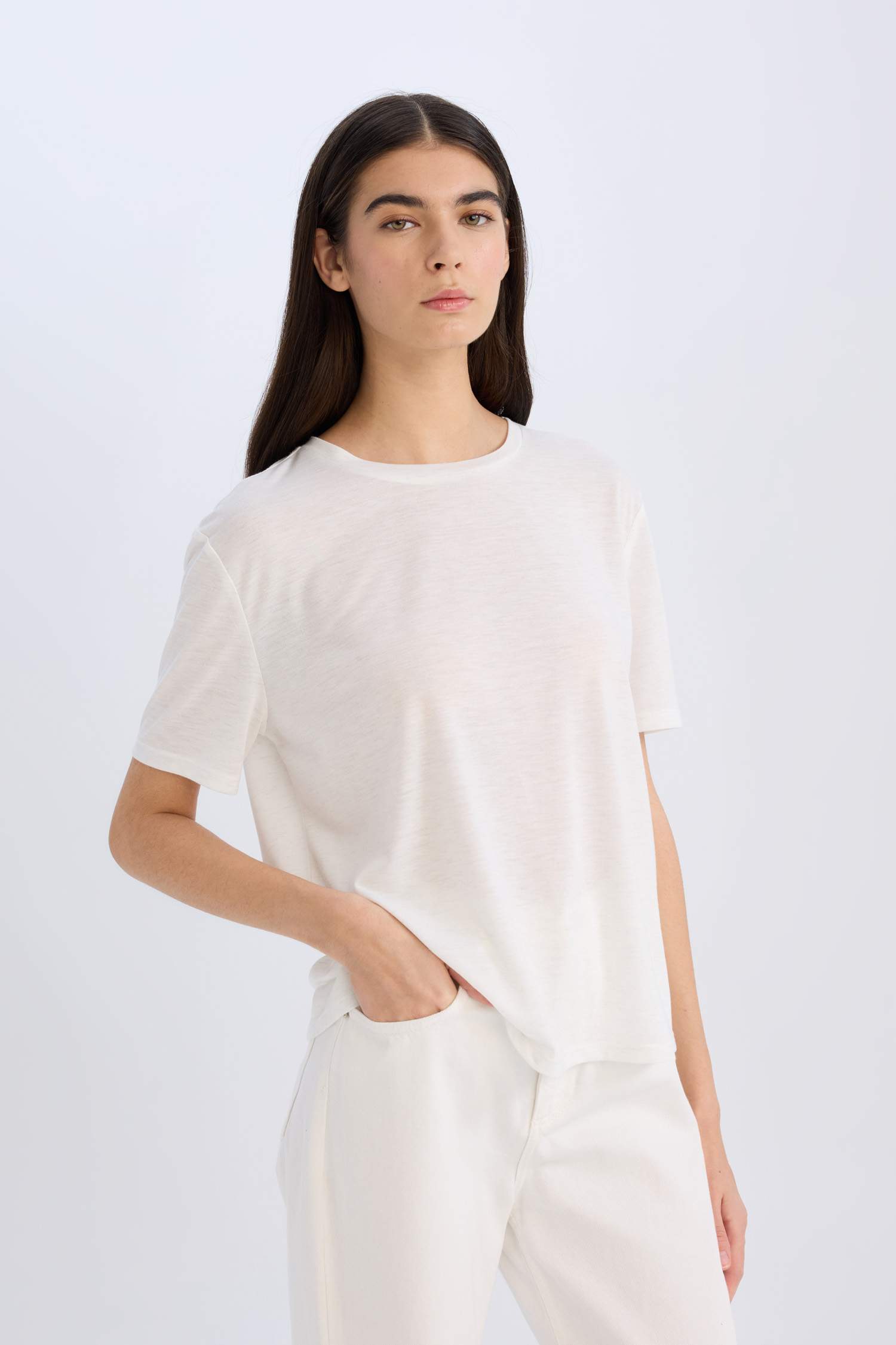 Relax Fit Crew Neck Short Sleeve T-Shirt