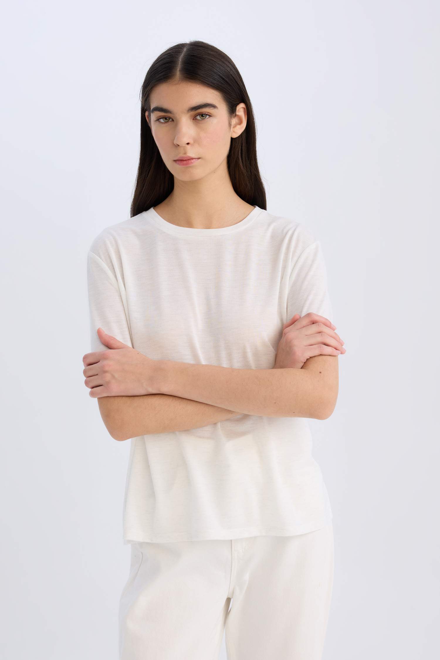 Relax Fit Crew Neck Short Sleeve T-Shirt