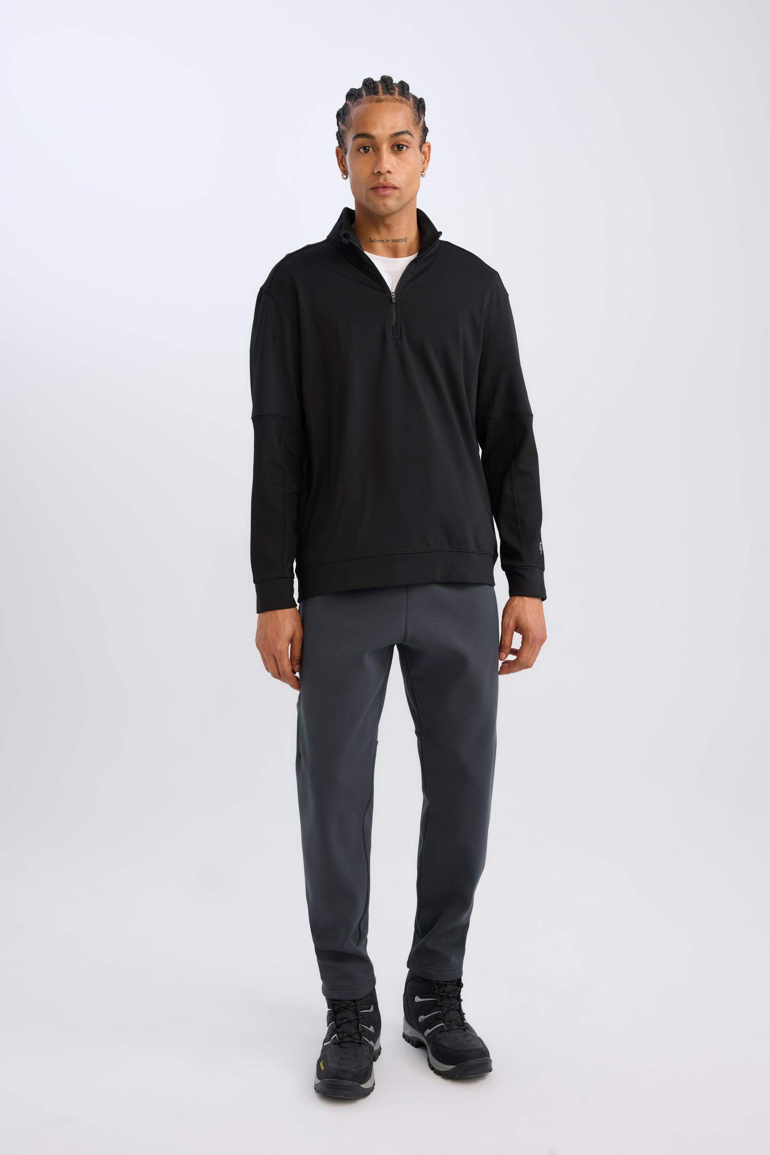 Kalın Jogger Eşofman Altı Standart Fit Cepli Sporcu Beli Lastikli