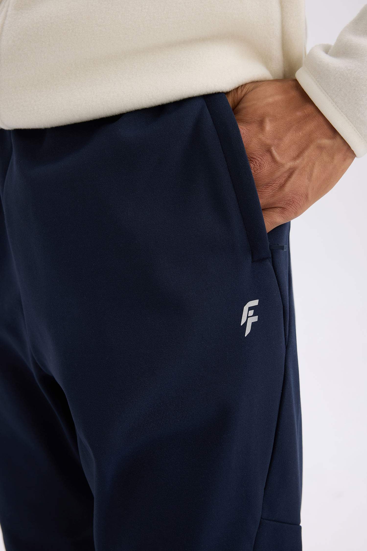 Kalın Jogger Eşofman Altı Standart Fit Cepli Sporcu Beli Lastikli