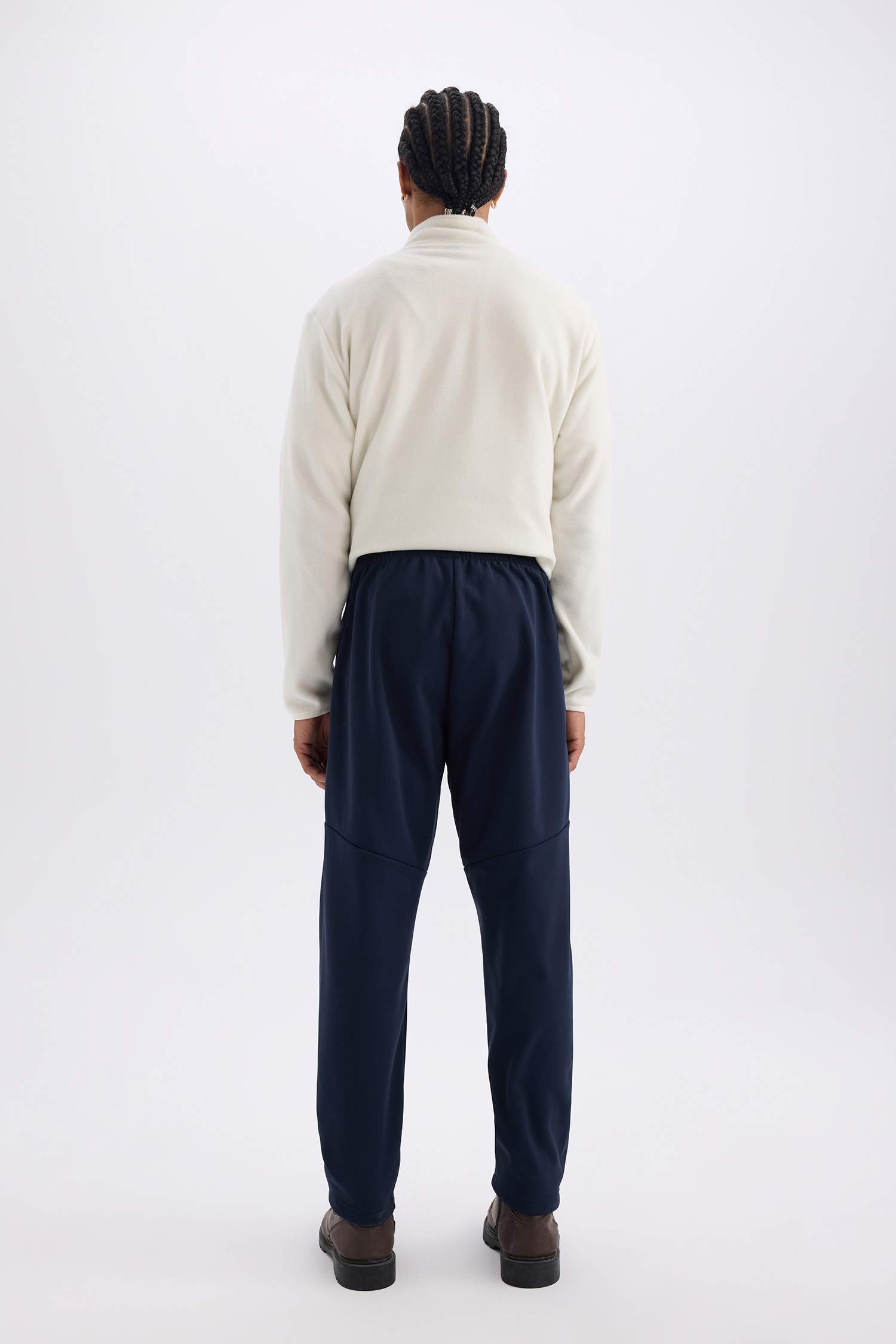 Kalın Jogger Eşofman Altı Standart Fit Cepli Sporcu Beli Lastikli