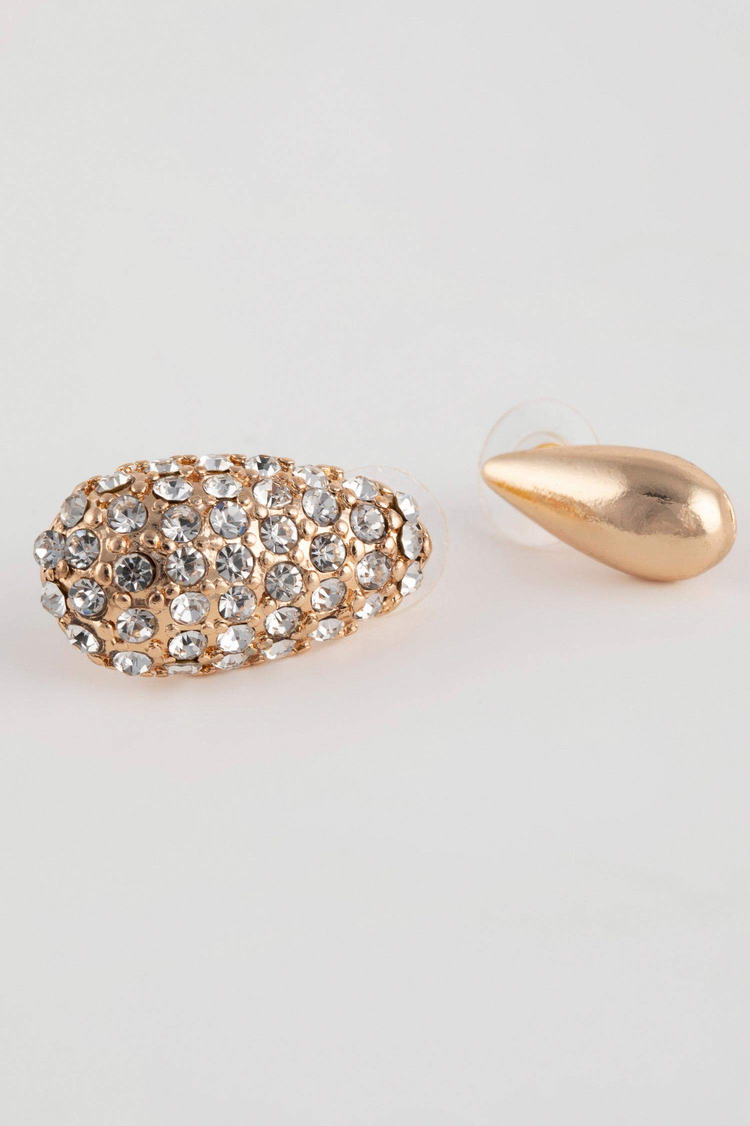 Kadın 2'li Gold Küpe