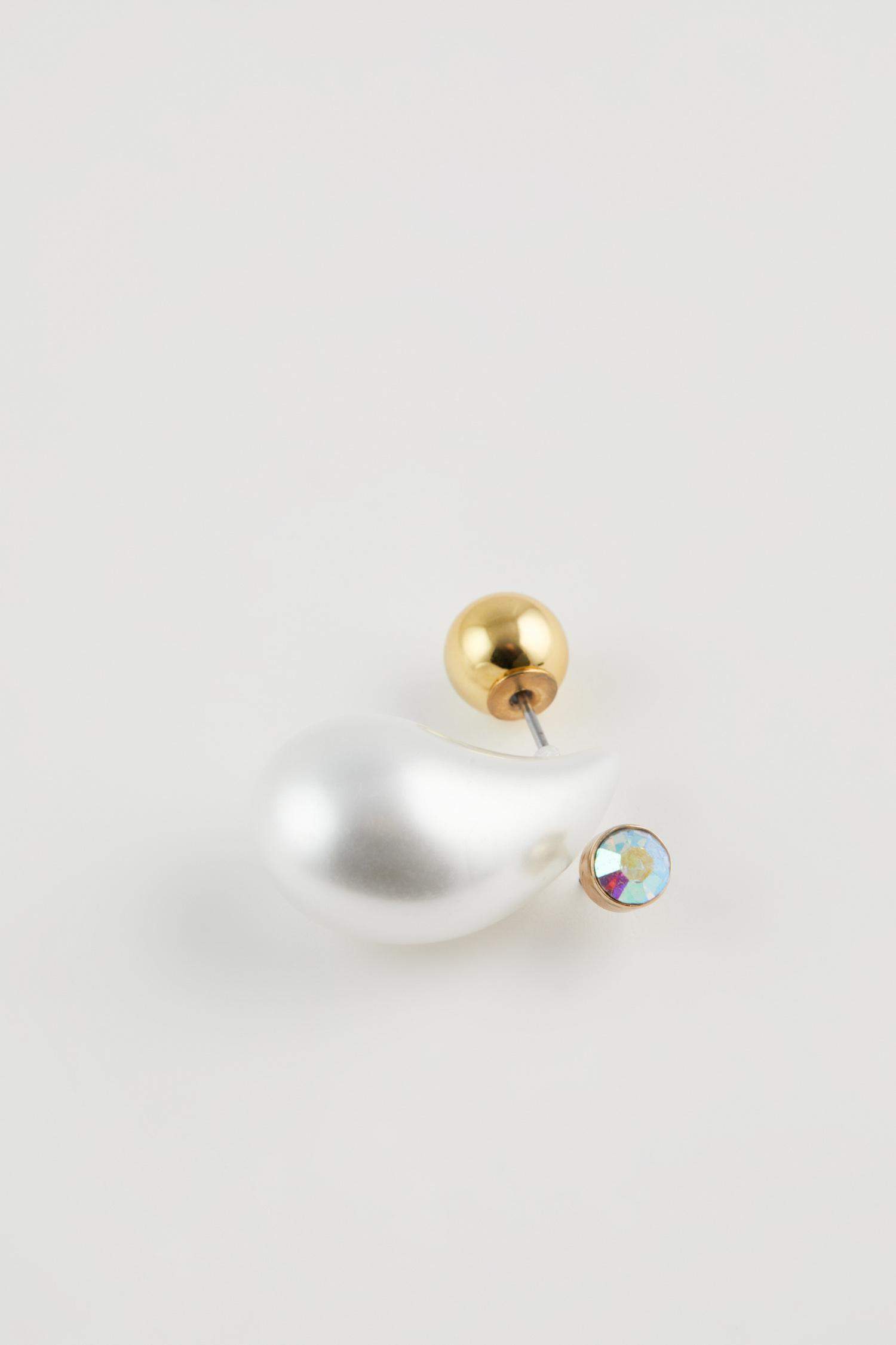 Kadın 2'li İncili Küpe