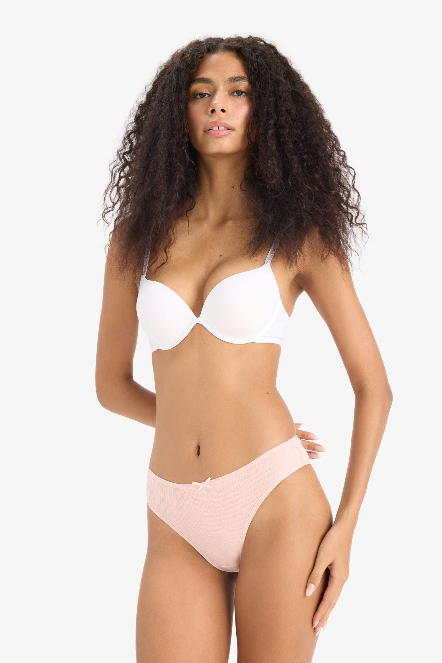 3'lü Basic Düz Brazilian Külot