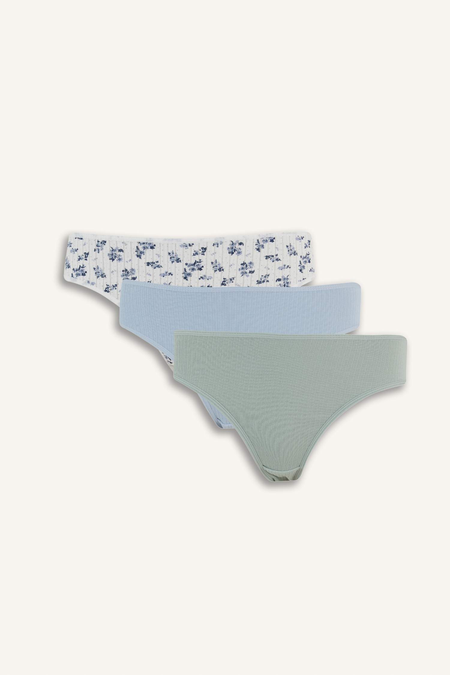 Ribana 3'lü Brief Külot-Fall in Love