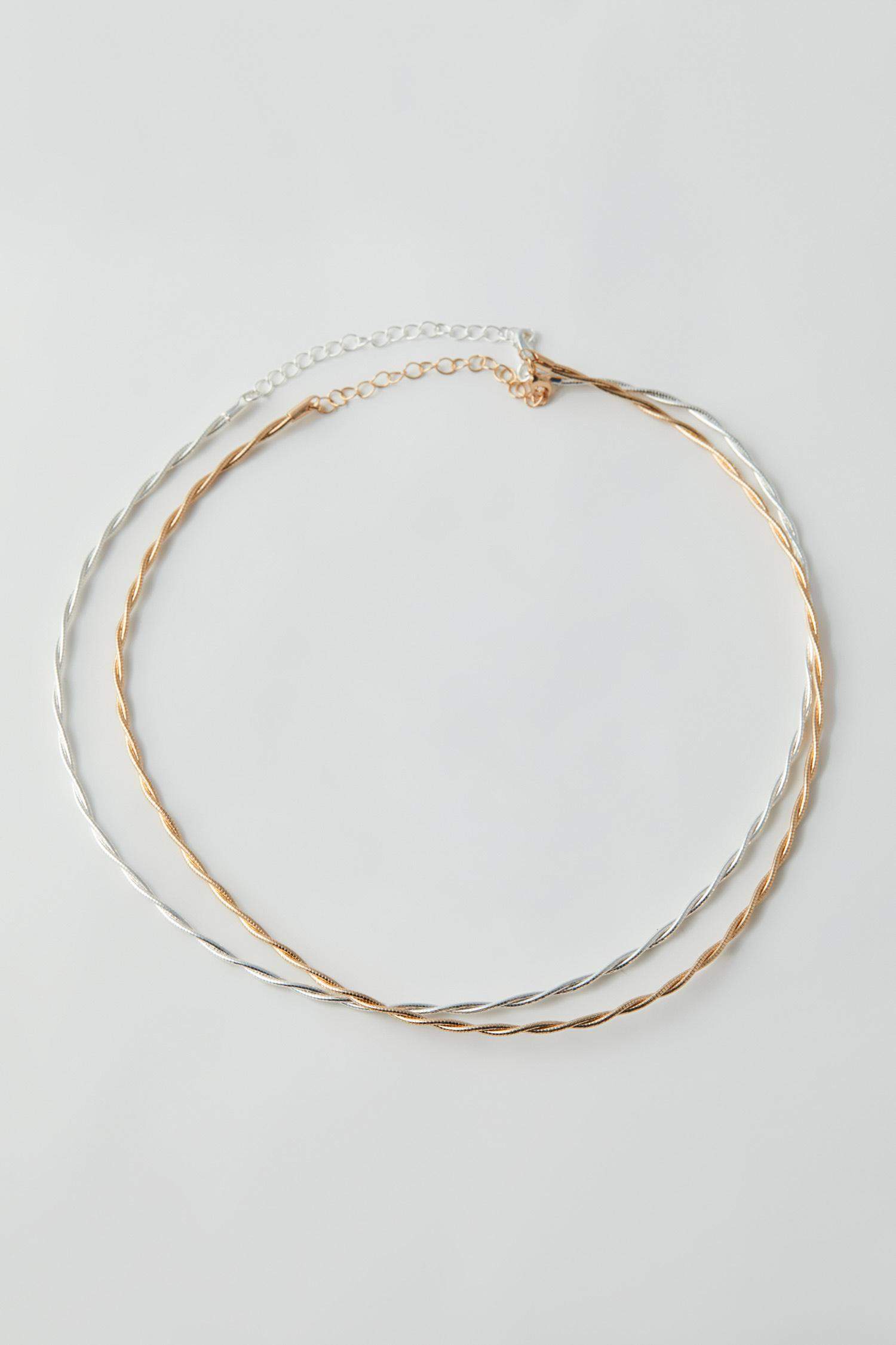 Kadın 2'li Spiral Kolye