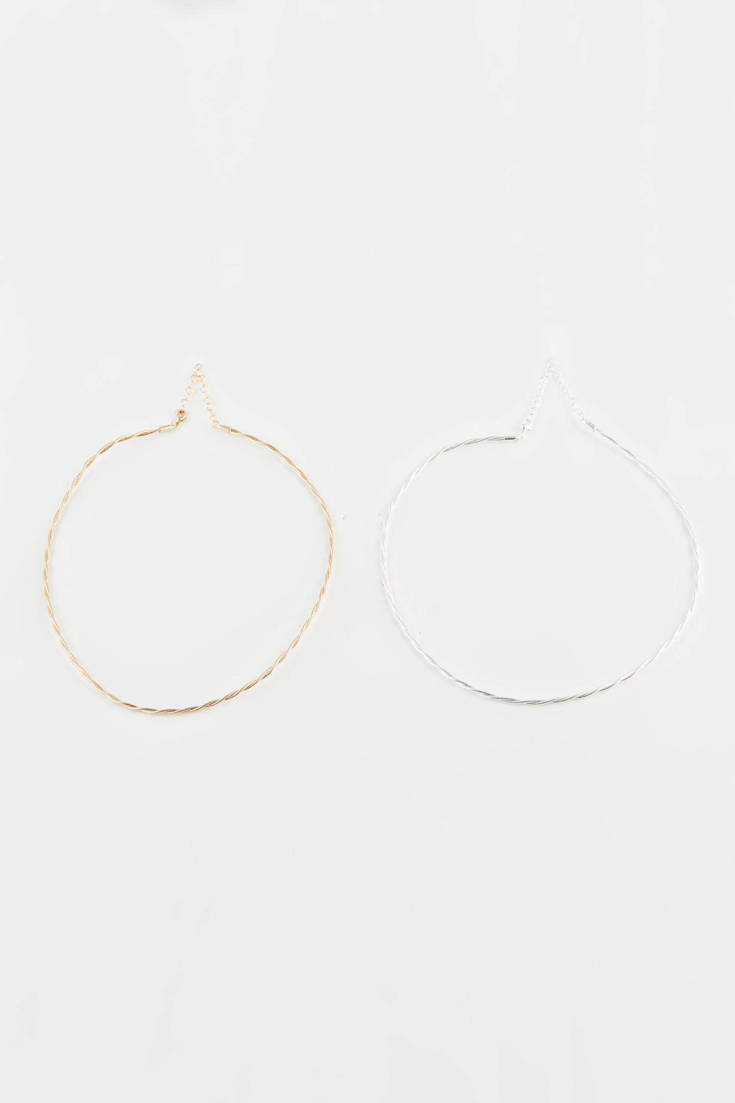 Kadın 2'li Spiral Kolye