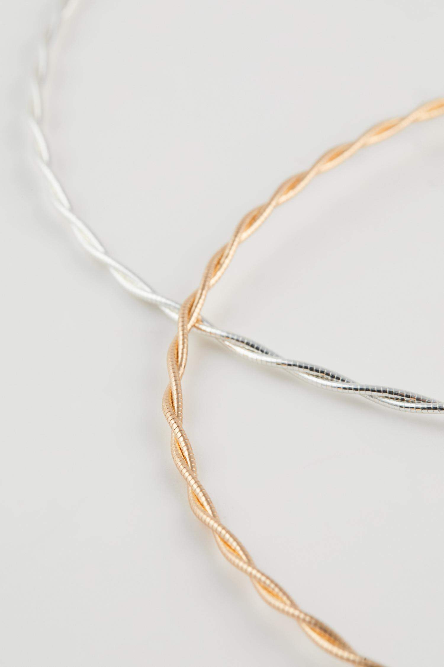 Kadın 2'li Spiral Kolye