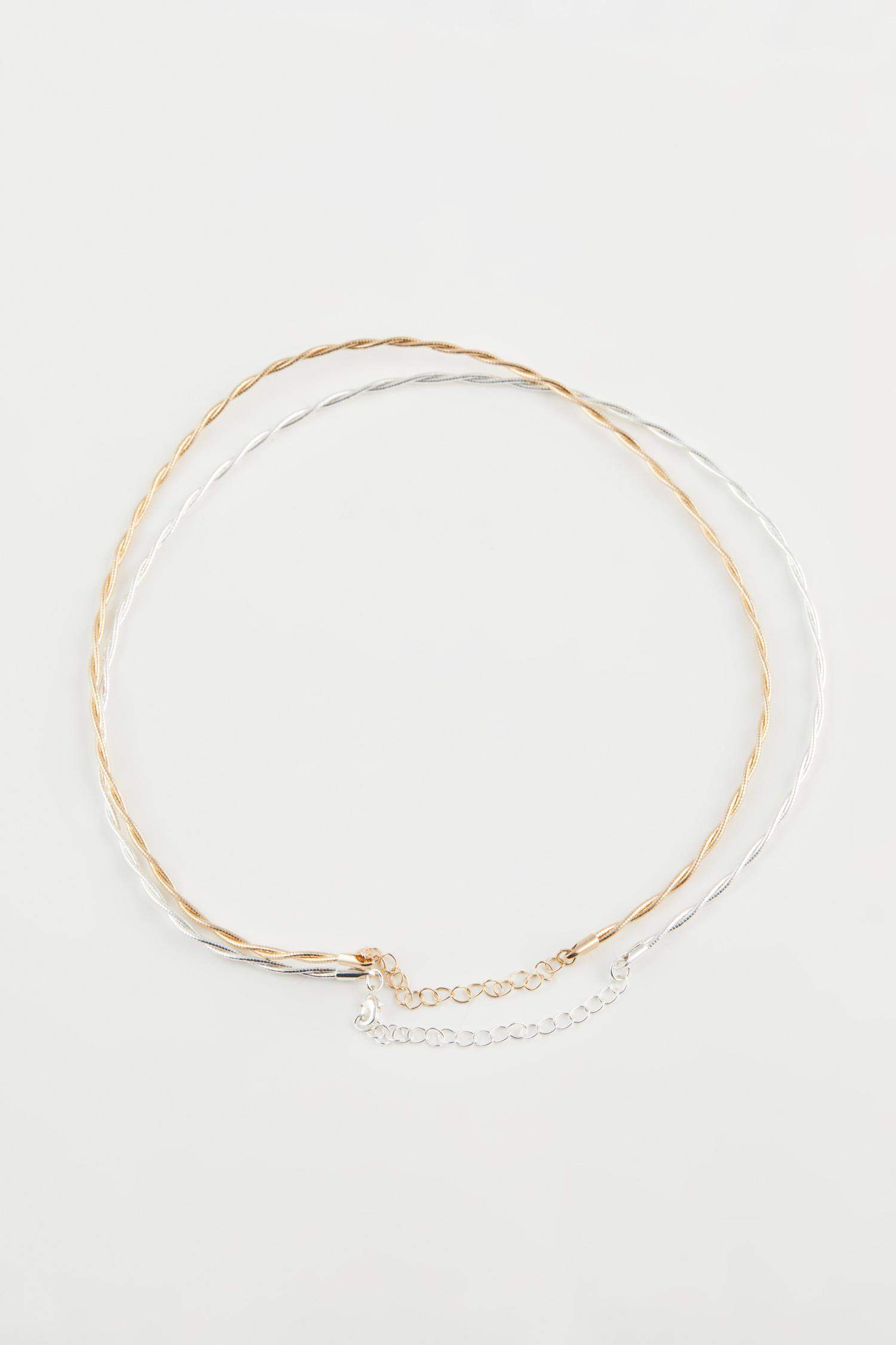 Kadın 2'li Spiral Kolye