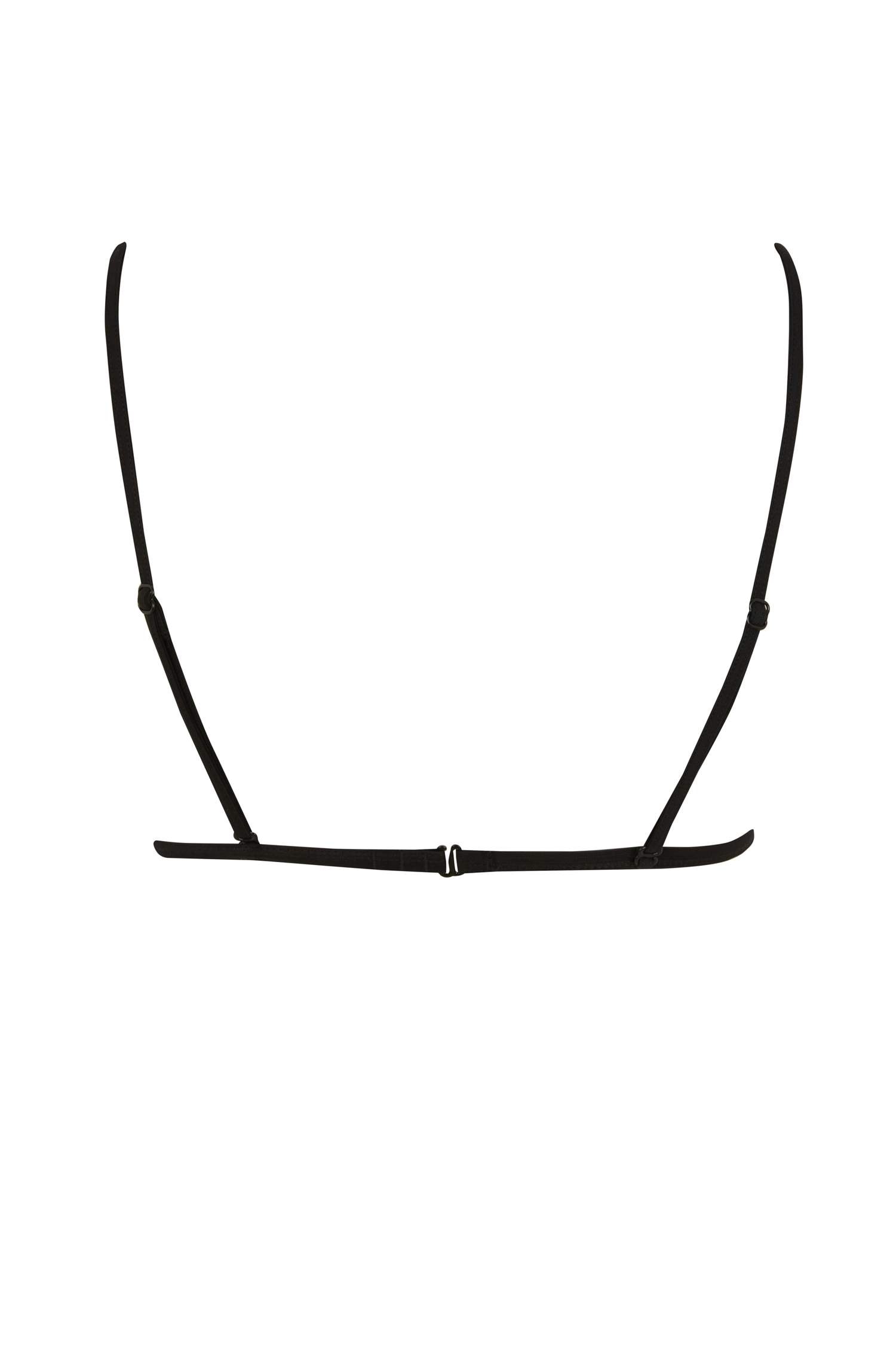 Simli Pedsiz Tül Siyah Bra-Fall in Love