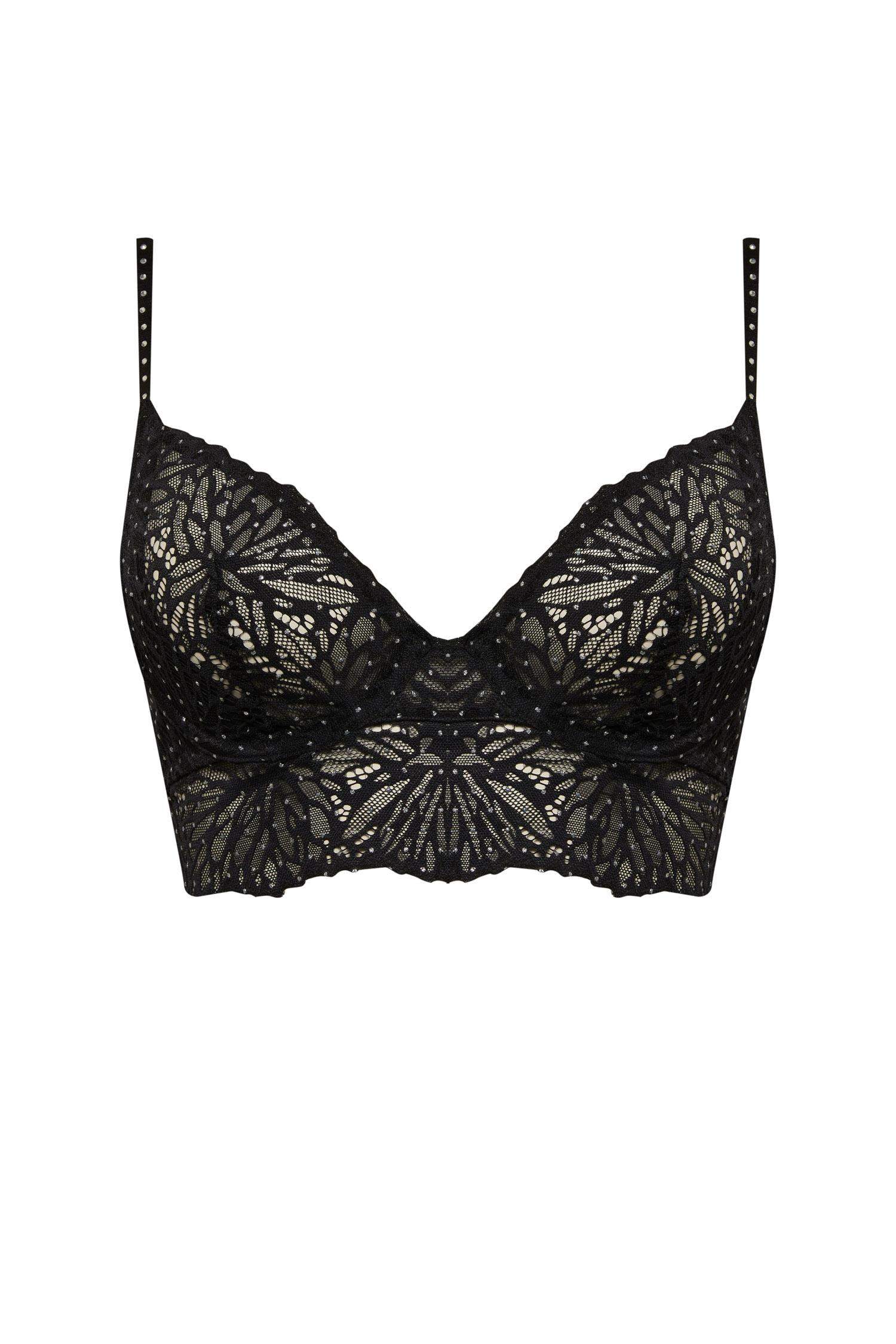 Dantelli Telli Siyah Bra-Fall in Love 