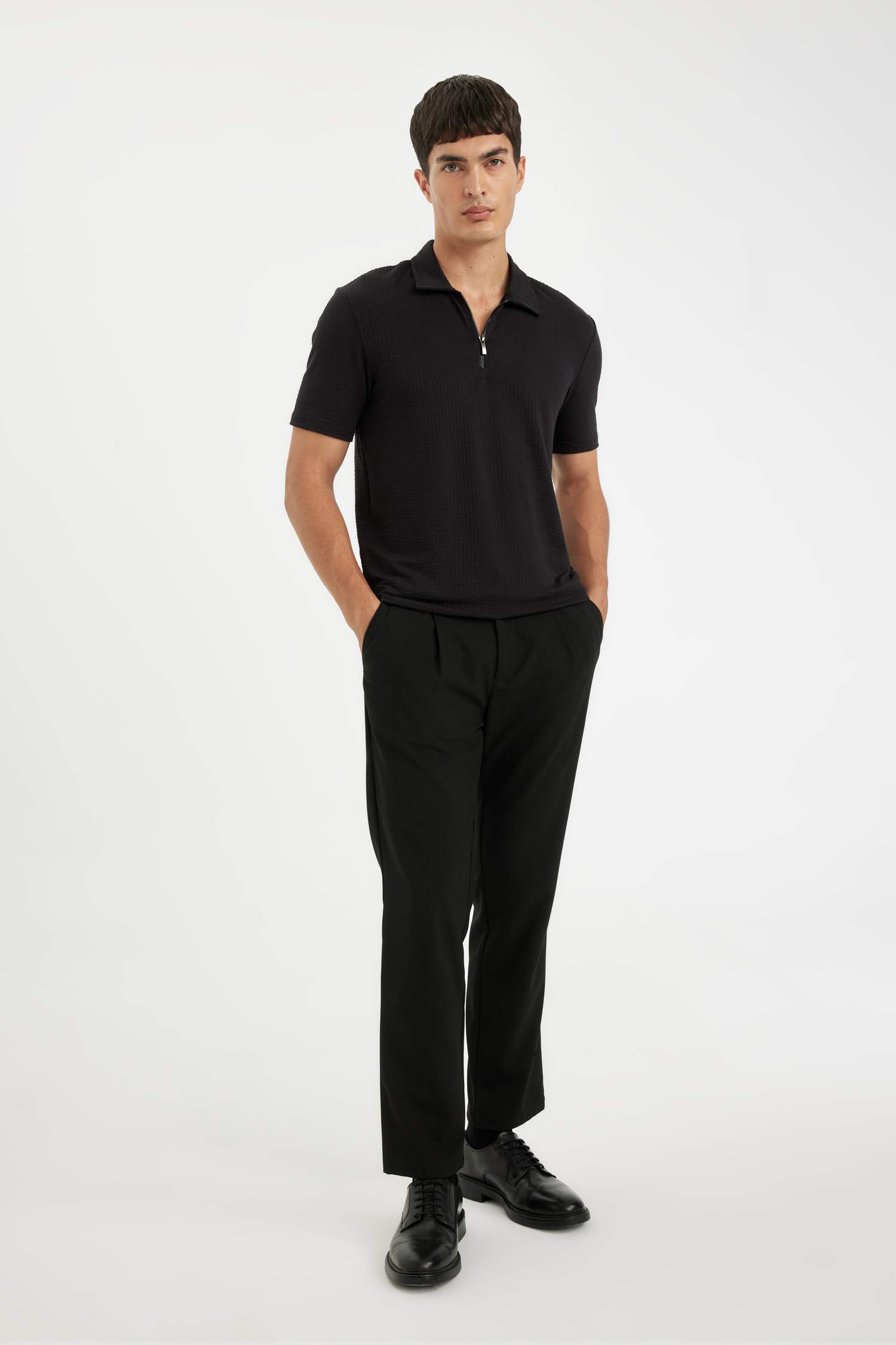 تيشيرت بولو نص ردن كرنكيل سليم فيت