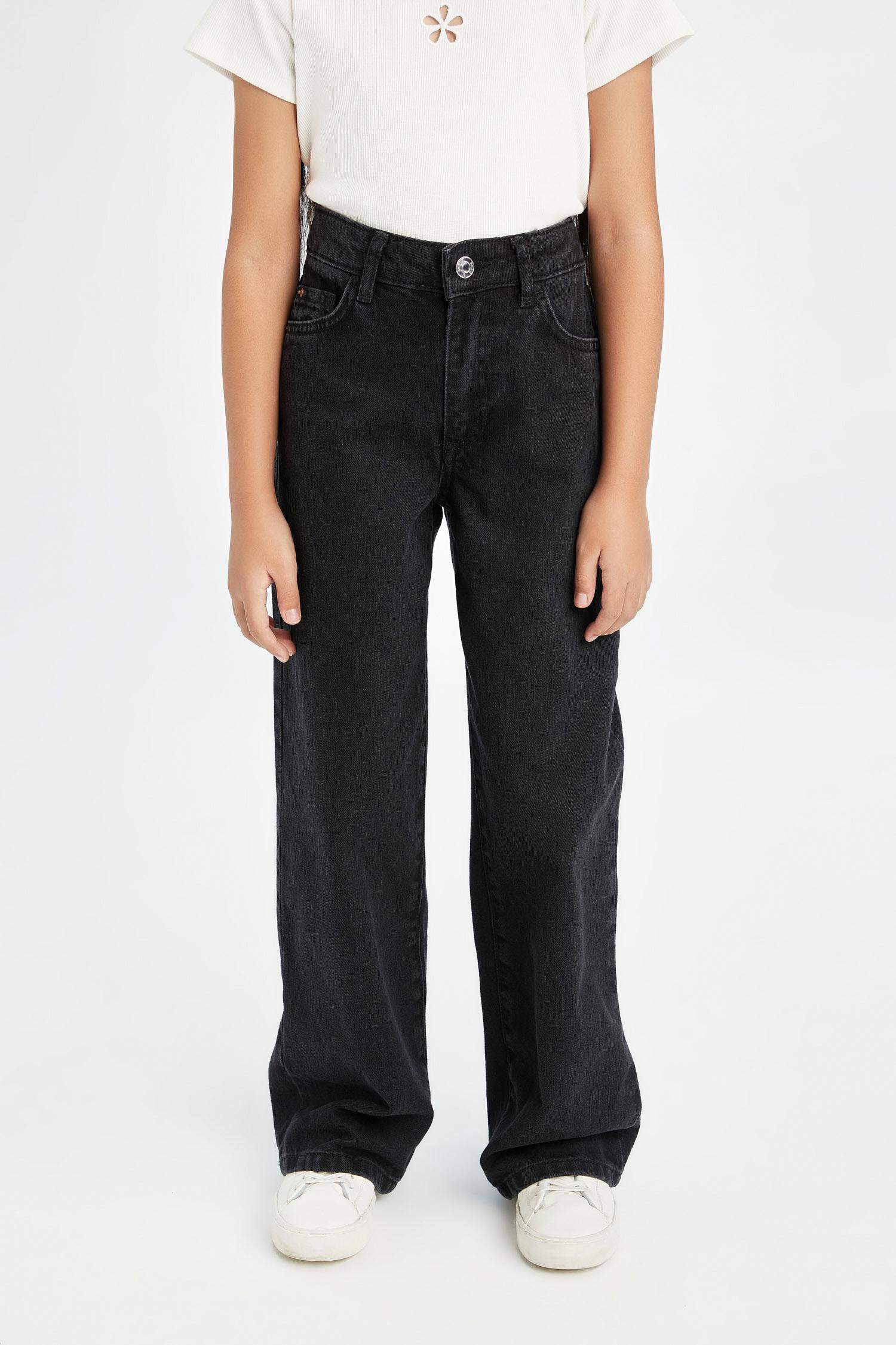 Kız Çocuk Wide Leg Geniş Paça Pantolon