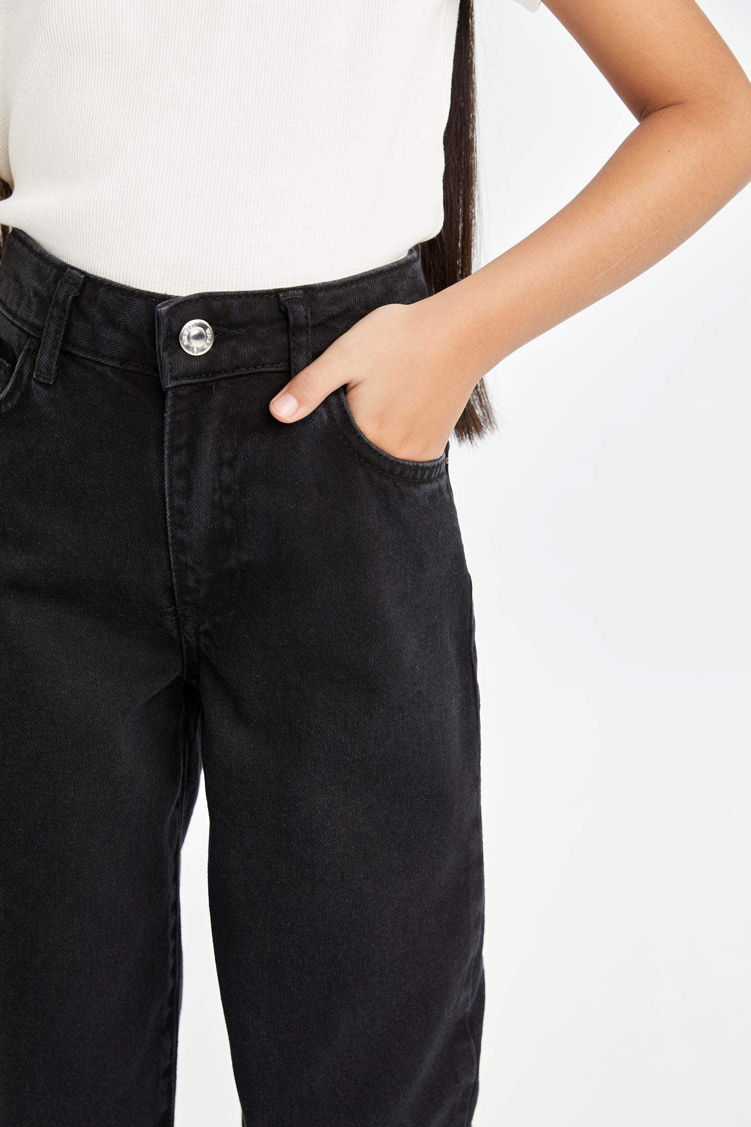 Kız Çocuk Wide Leg Geniş Paça Pantolon