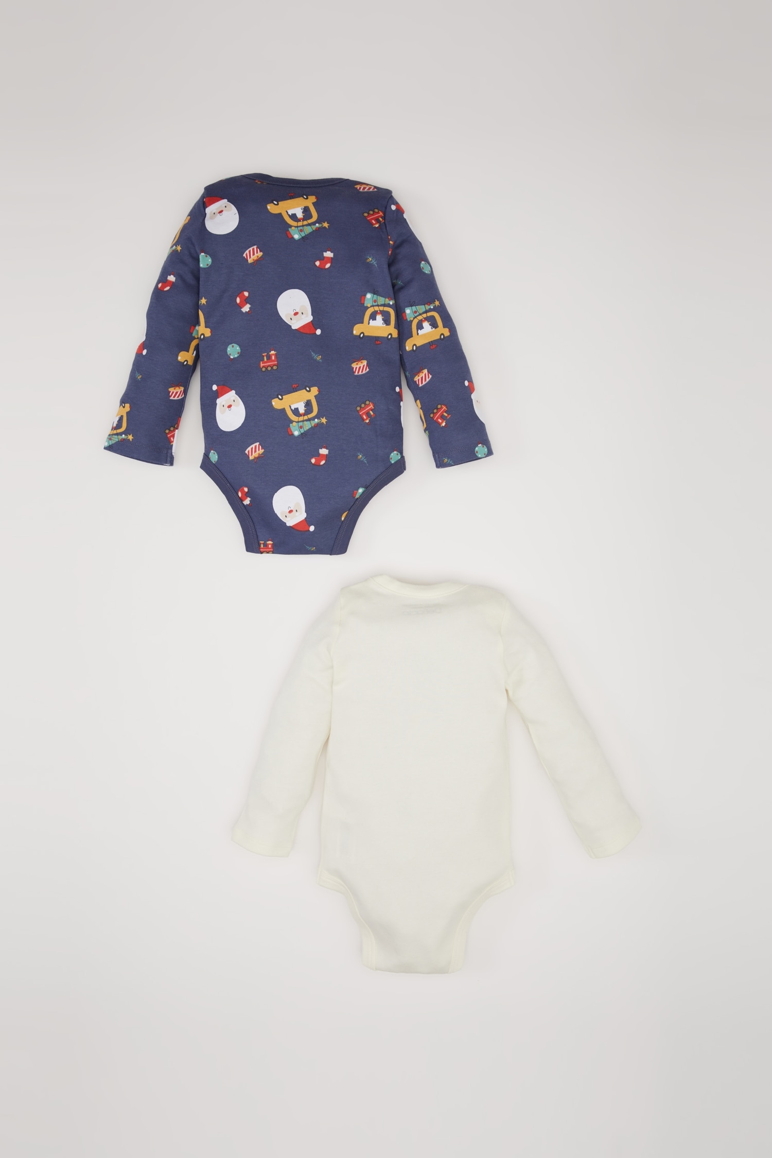 أوفر ولادي حديثي الولادة قصة عادية بطبعة كريسماس - قطعتين