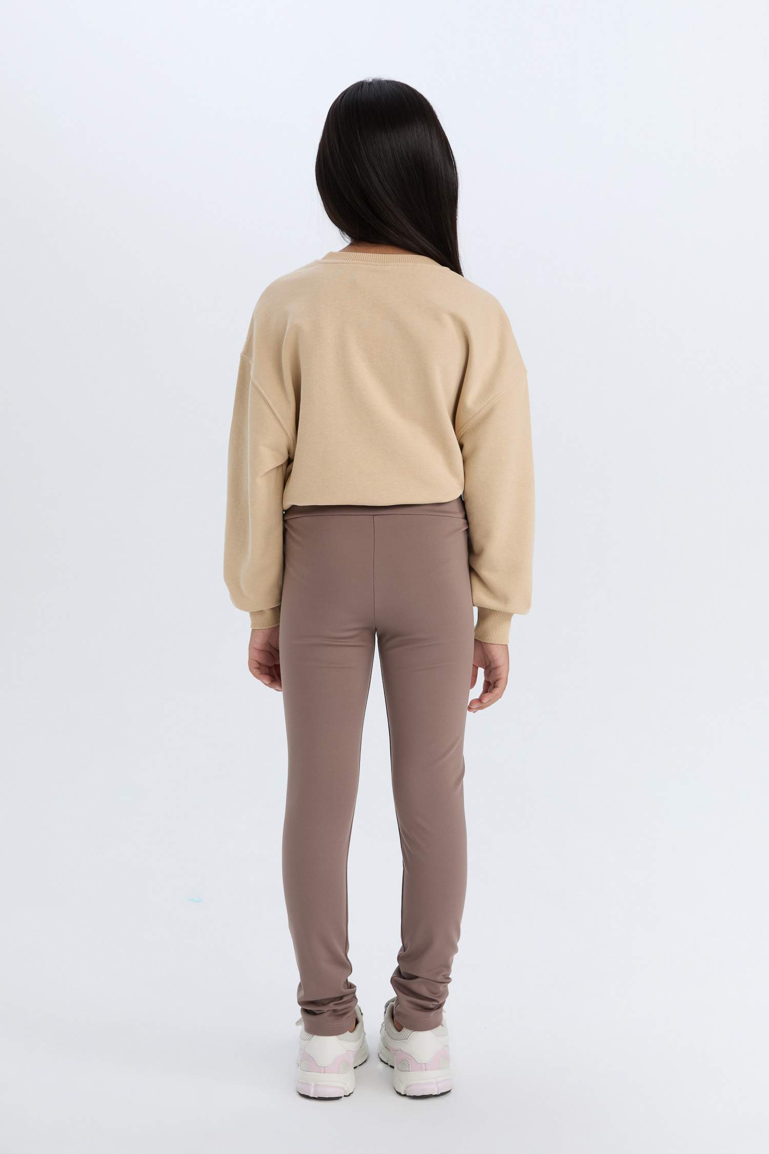 Kız Çocuk Standart Boy Baskılı Tayt