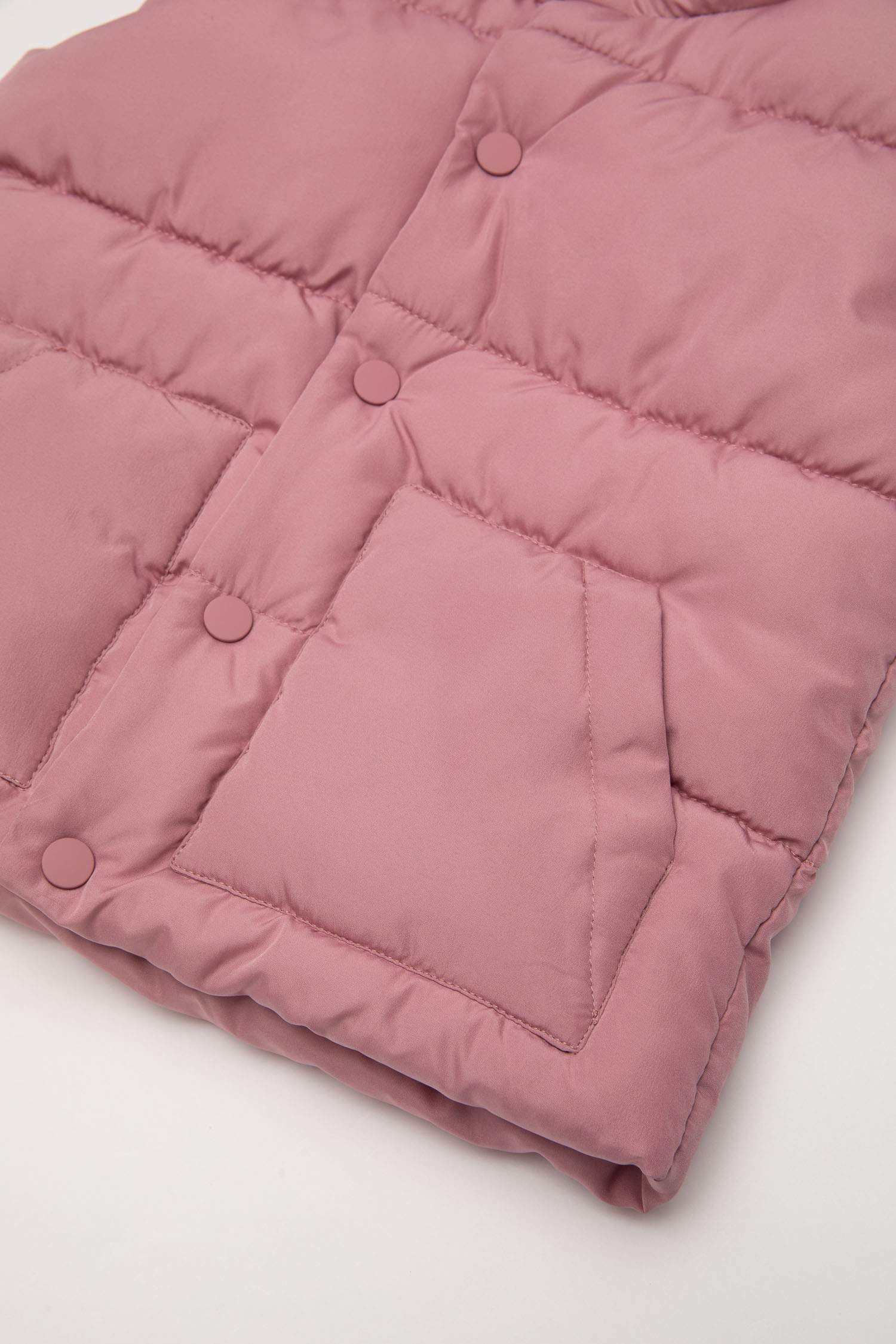 Kız Bebek Su Geçirmez Çift Taraflı Dik Yaka Çıtçıtlı Şişme Yelek