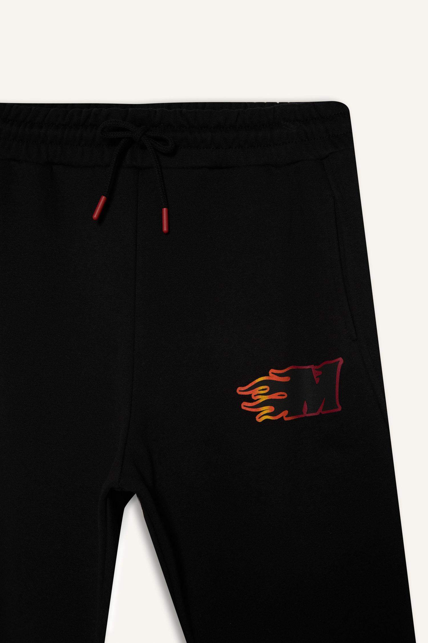 DeFactoFit NBA Miami Heat Kalın Jogger Eşofman Altı Standart Fit Cepli Esnek Bantlı Paça