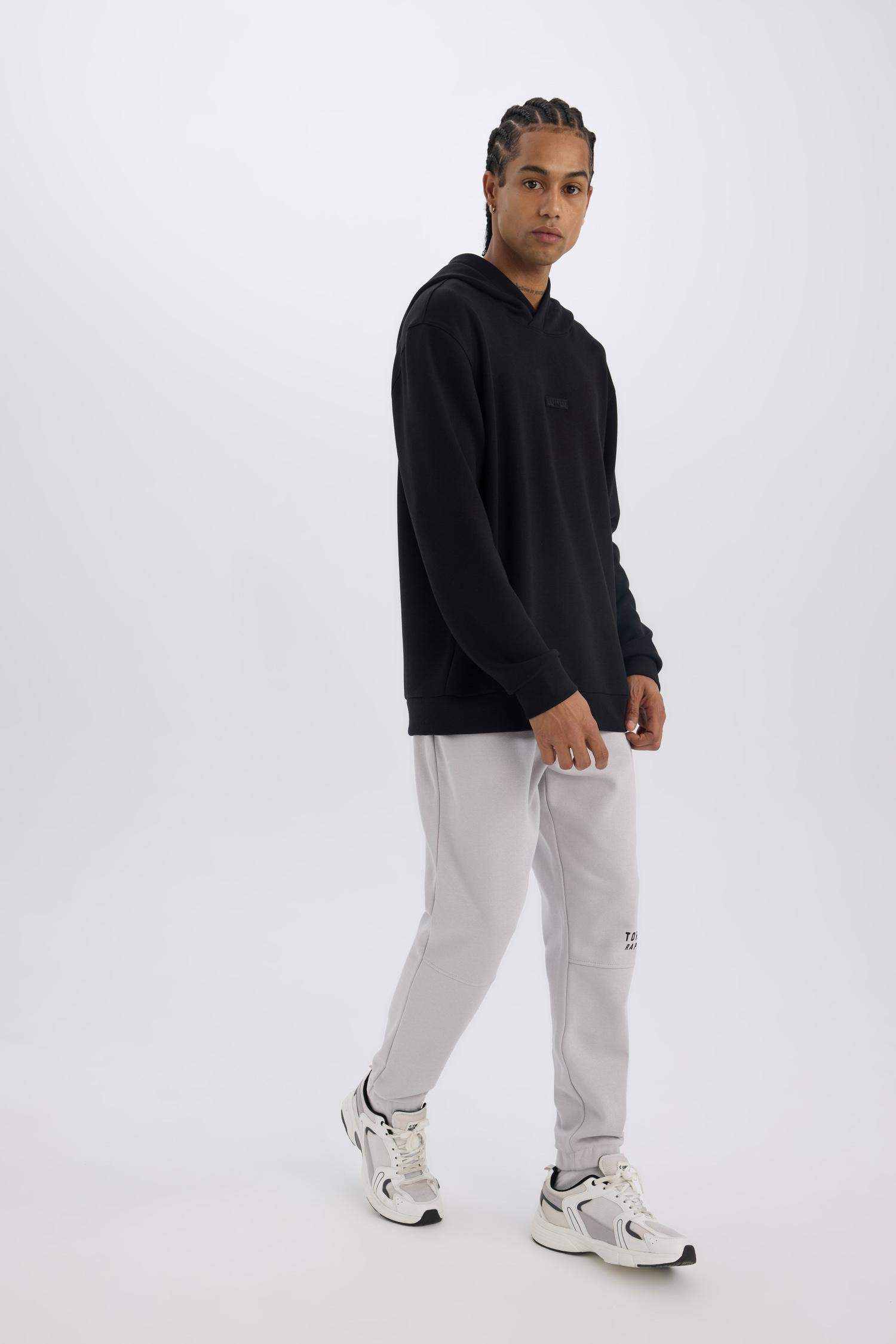 DeFactoFit NBA Toronto Raptors Kalın Jogger Eşofman Altı Standart Fit Cepli Beli Bağcıklı