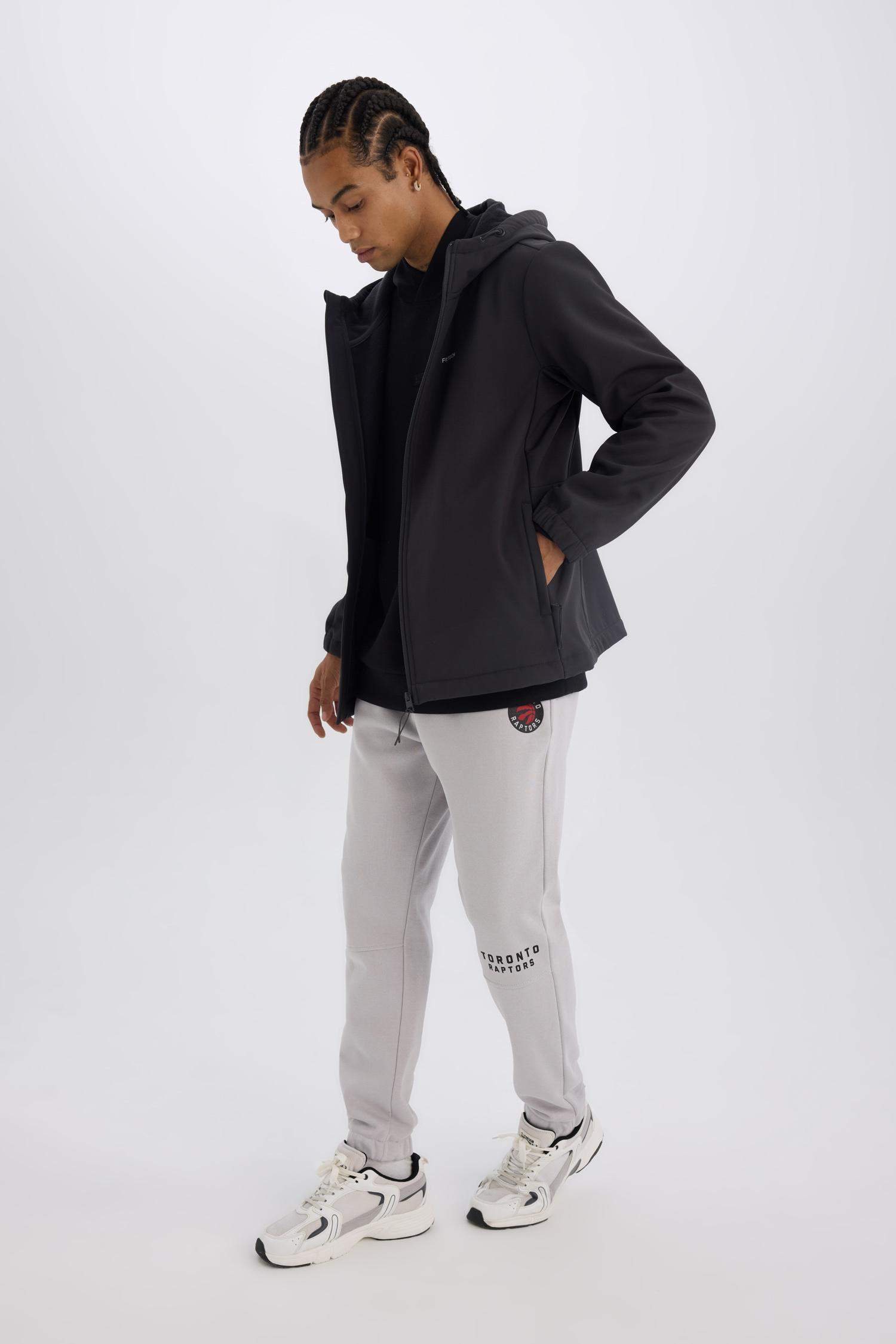 DeFactoFit NBA Toronto Raptors Kalın Jogger Eşofman Altı Standart Fit Cepli Beli Bağcıklı