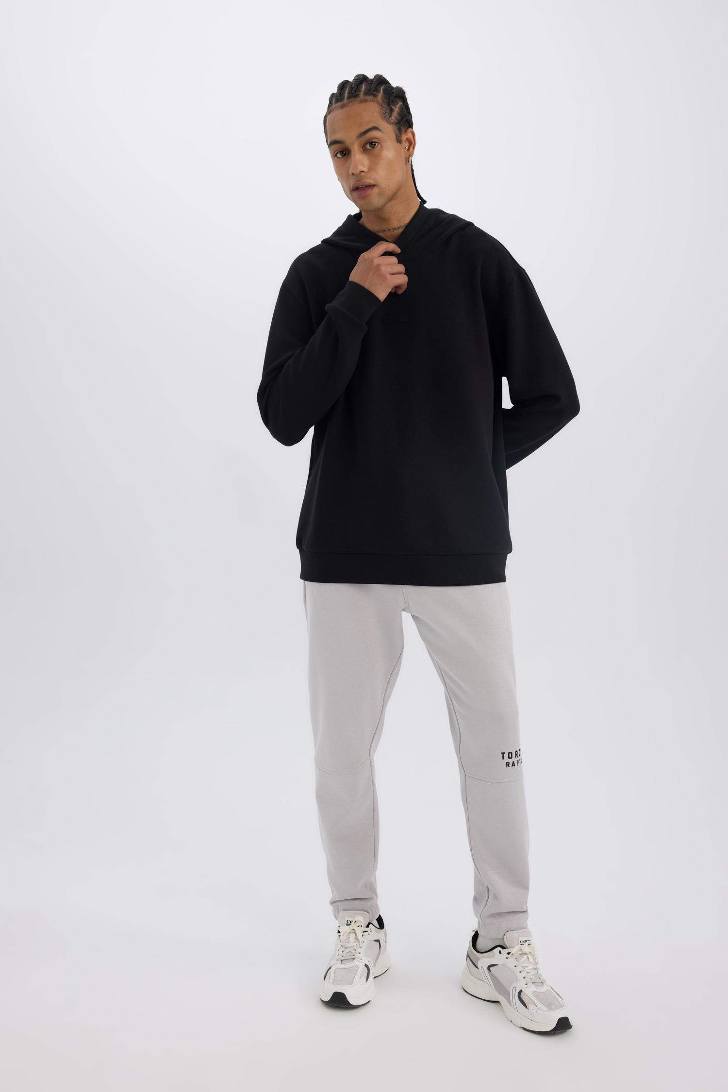 DeFactoFit NBA Toronto Raptors Kalın Jogger Eşofman Altı Standart Fit Cepli Beli Bağcıklı