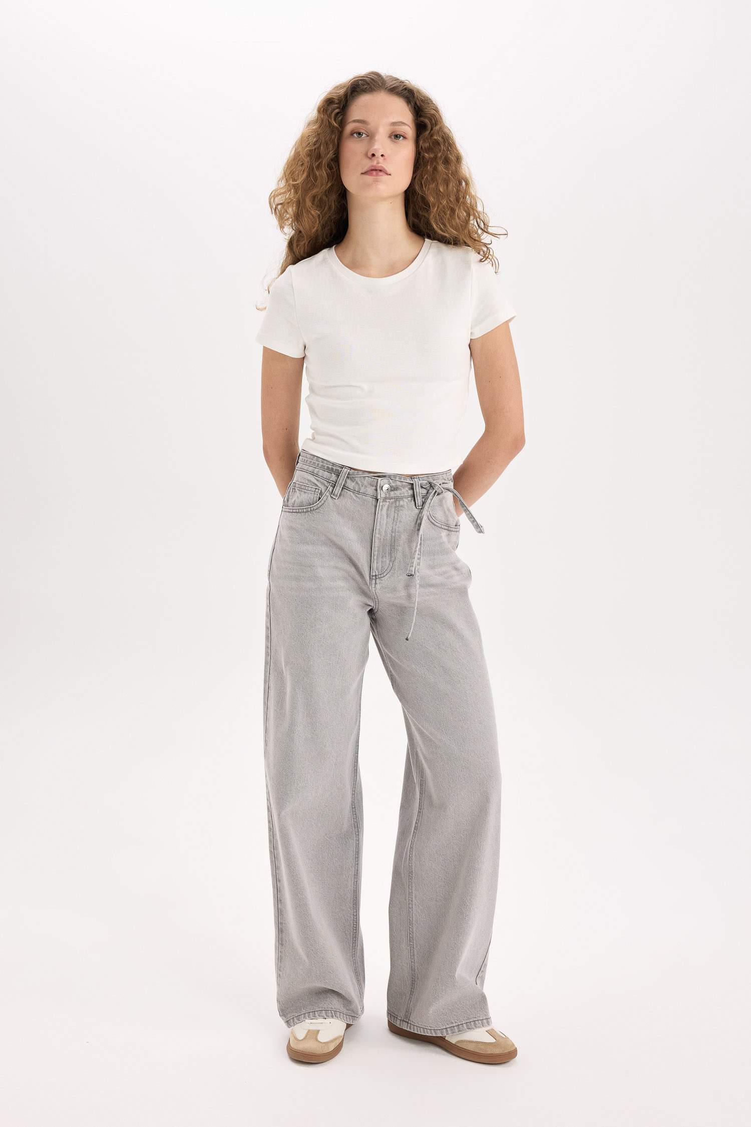 багги деним Шалбар