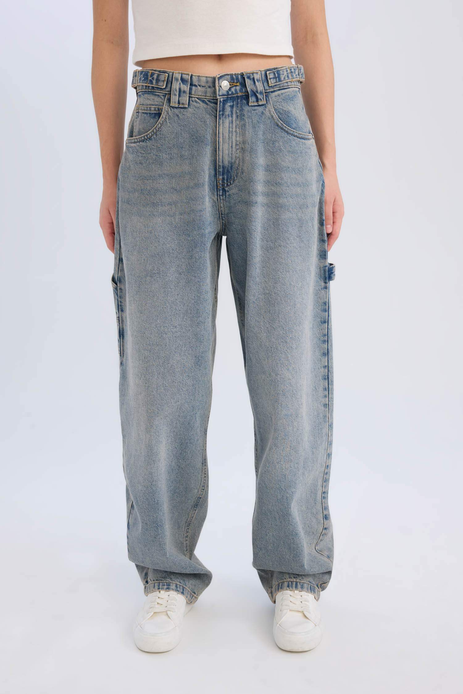 багги деним Шалбар