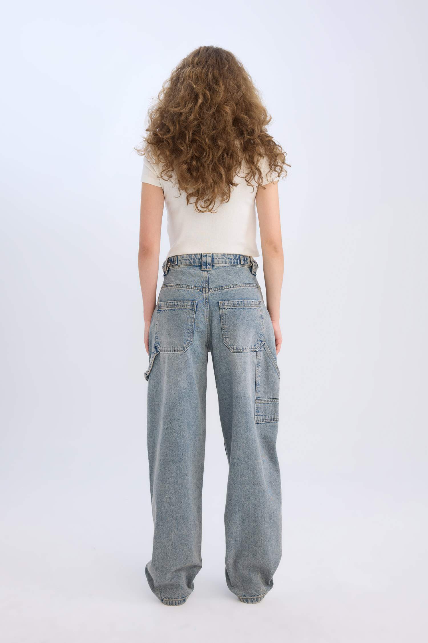 багги деним Шалбар