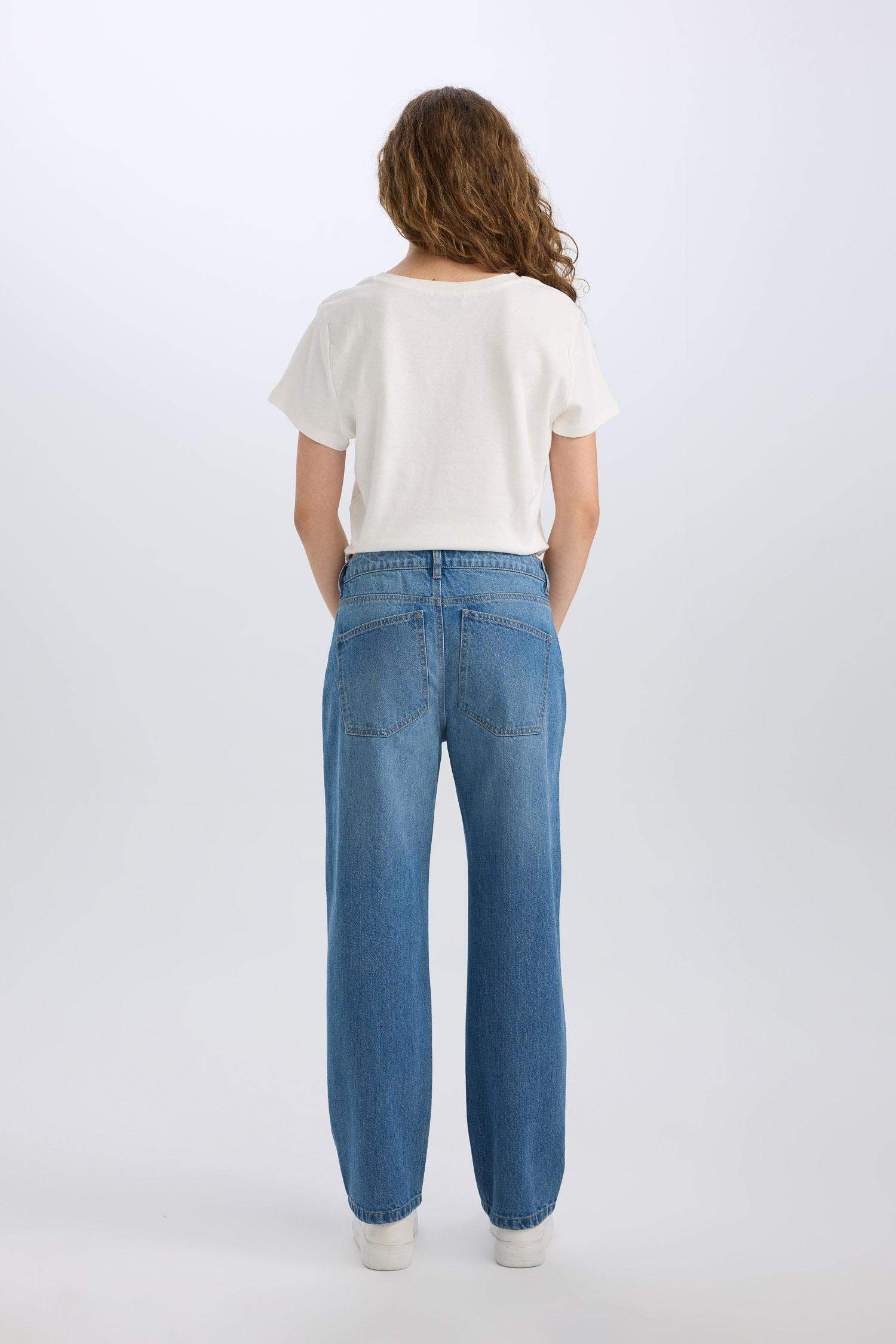 бойфриенд деним Шалбар