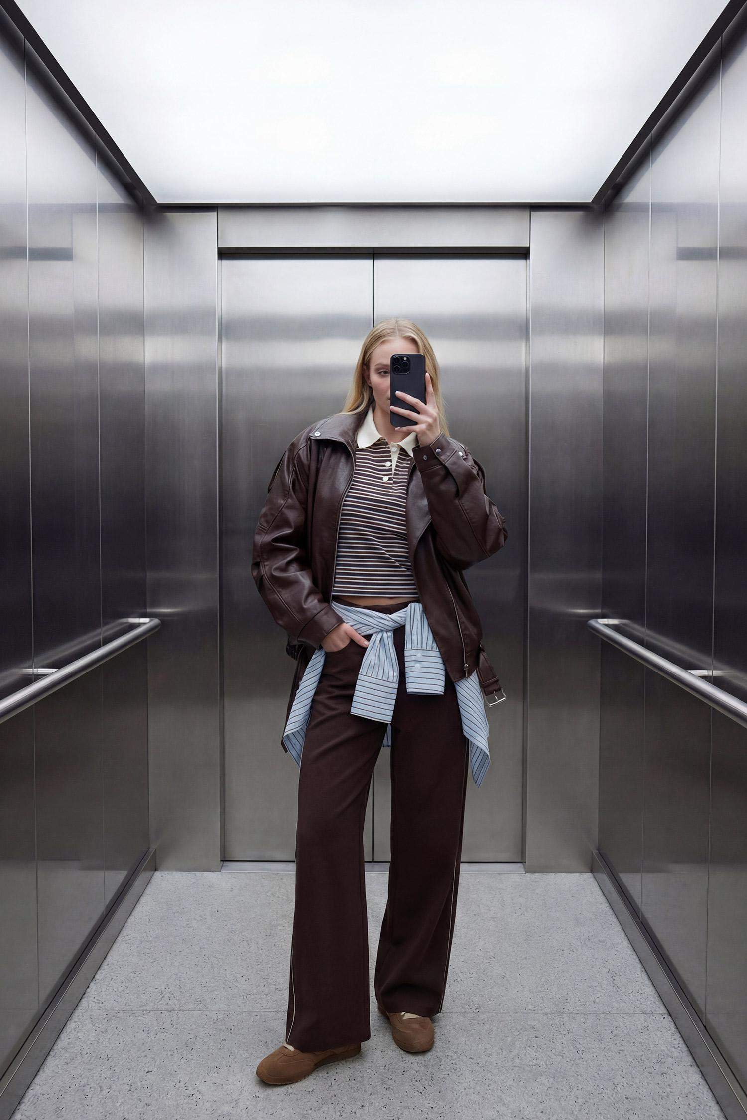 Straight Fit Cepli Düz Paça Eşofman Altı