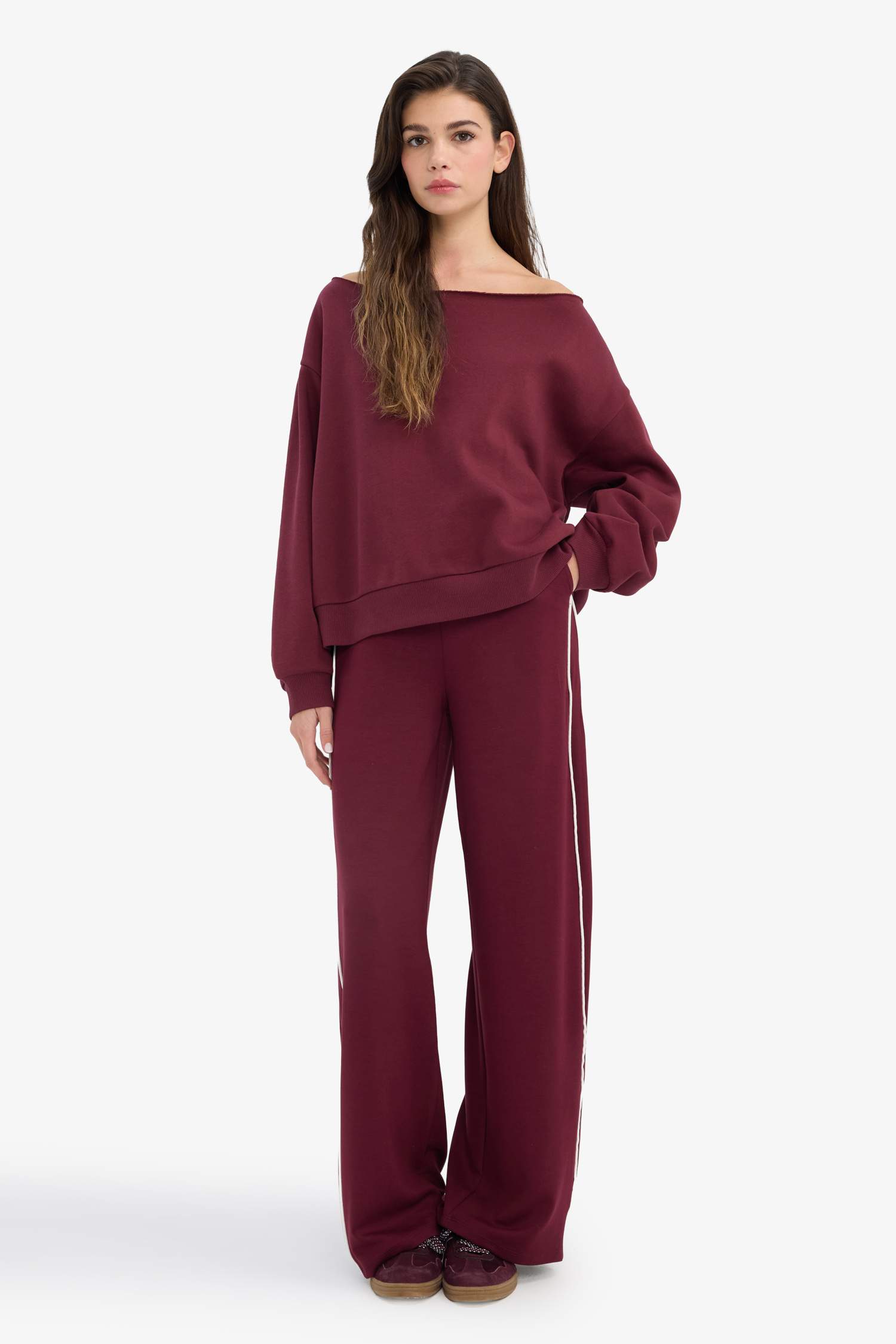 Straight Fit Cepli Düz Paça Eşofman Altı