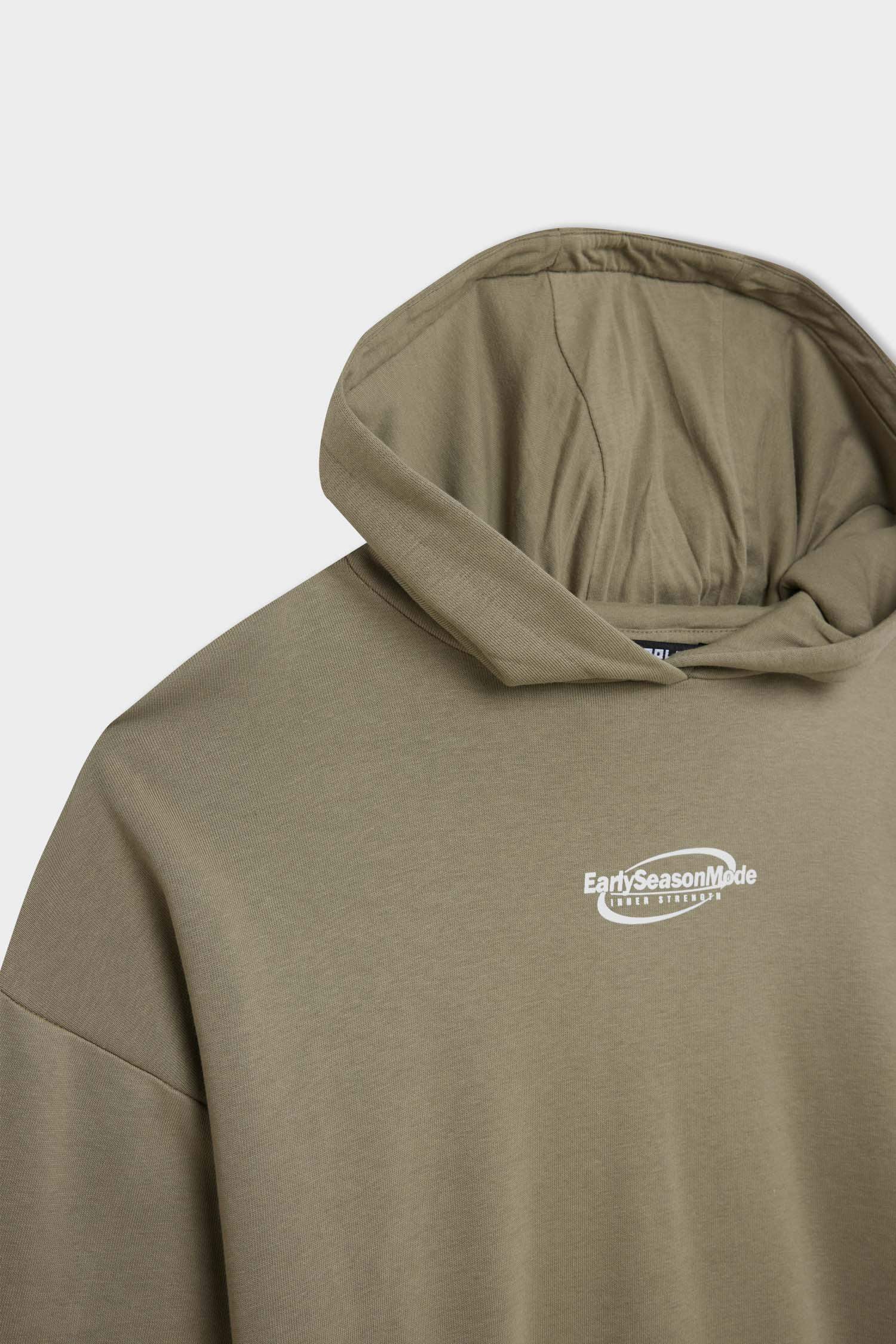 سويت شيرت سامبل قصة فضفاضة بغطاء للرأس