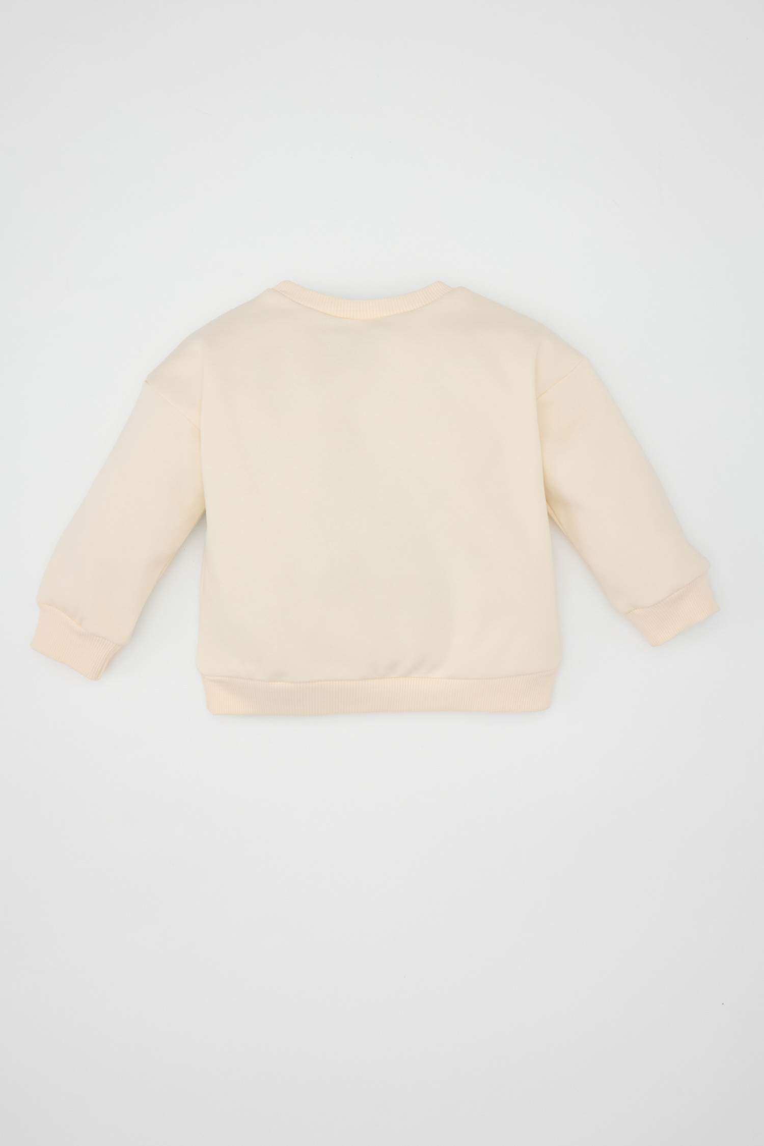 Kız Bebek Disney Lilo & Stitch Bisiklet Yaka İçi Yumuşak Tüylü Sweatshirt