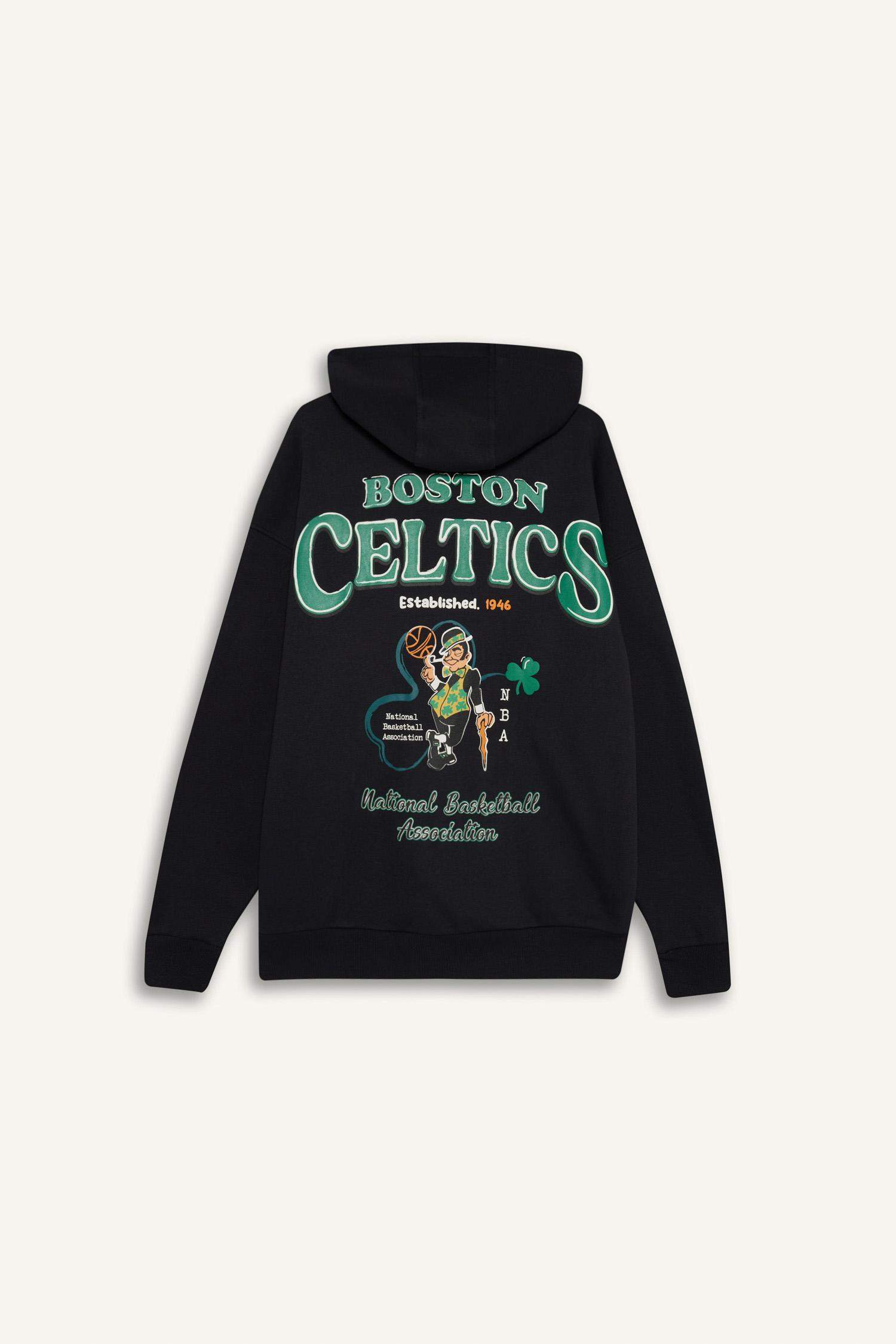 Sweat à capuche NBA Boston Celtics à coupe oversize