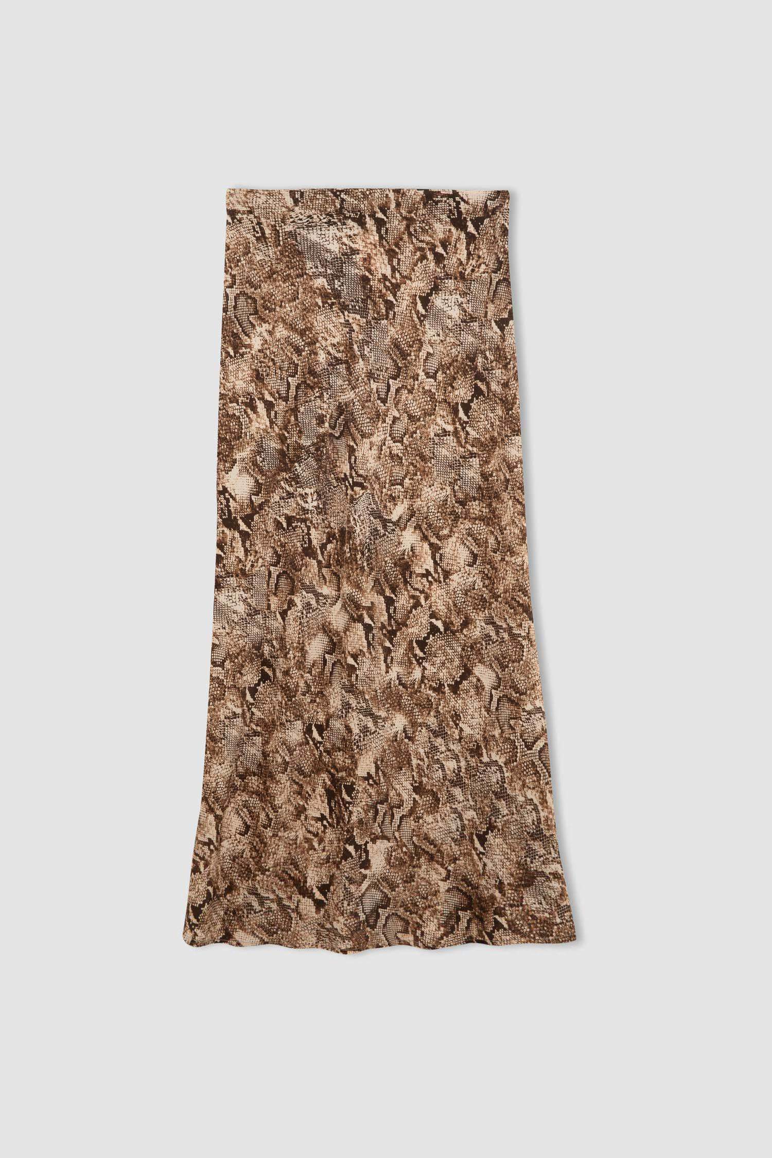 жылан өрнегі a сызығы максималды ұзындық Тоқылған юбка